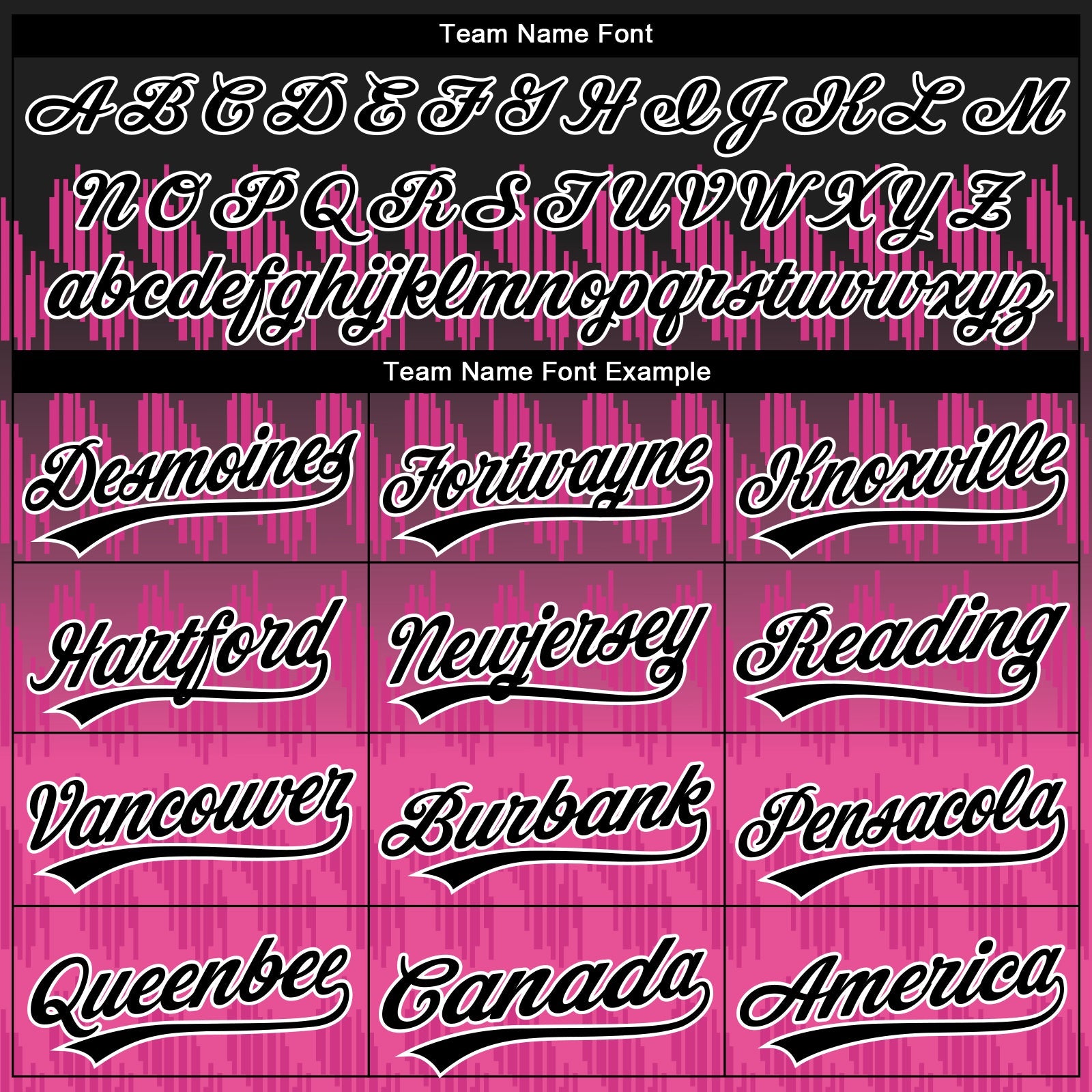 Custom Black Pink-White 3D Pattern Lines Two-Button Unisex Softball Jersey view 4