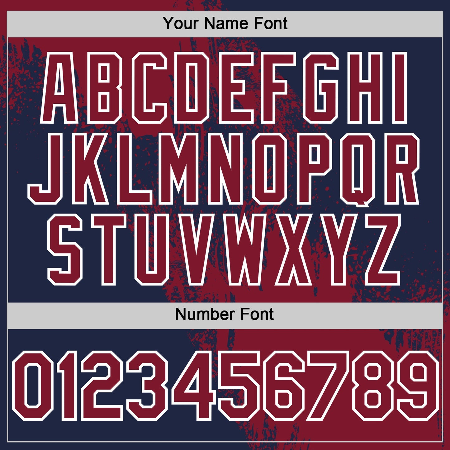Custom Crimson Navy-White 3D Pattern Abstract Brush Stroke Two-Button Unisex Softball Jersey view 5