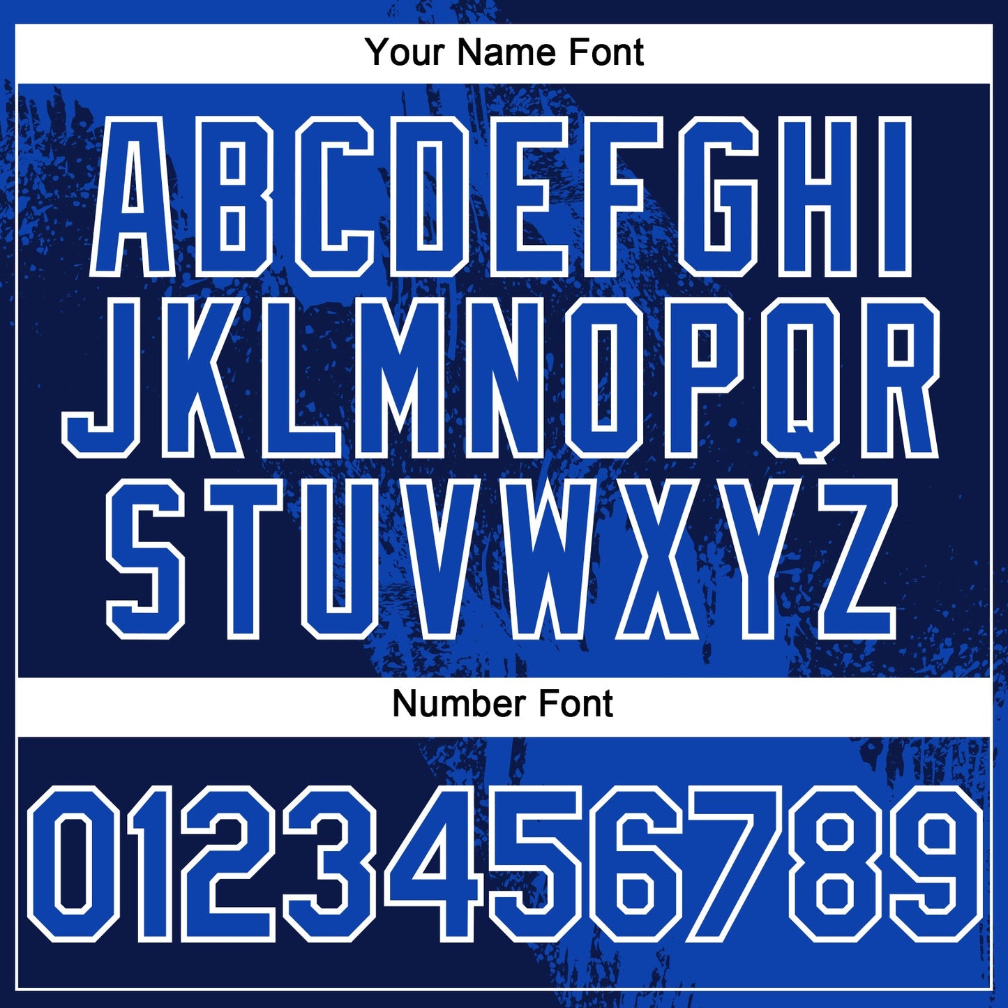 Custom Thunder Blue Navy-White 3D Pattern Abstract Brush Stroke Two-Button Unisex Softball Jersey view 5