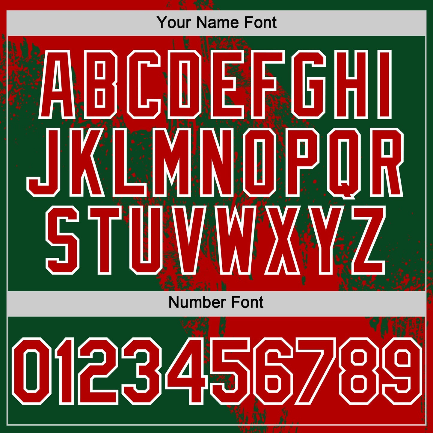 Custom Red Green-White 3D Pattern Abstract Brush Stroke Two-Button Unisex Softball Jersey view 5