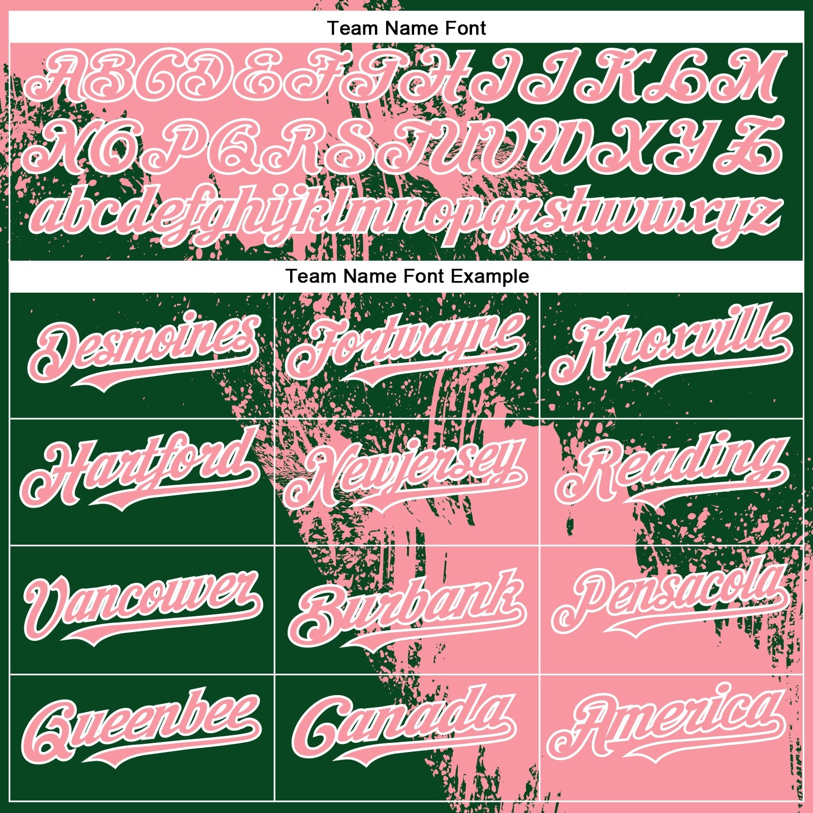 Custom Medium Pink Green-White 3D Pattern Abstract Brush Stroke Two-Button Unisex Softball Jersey view 4