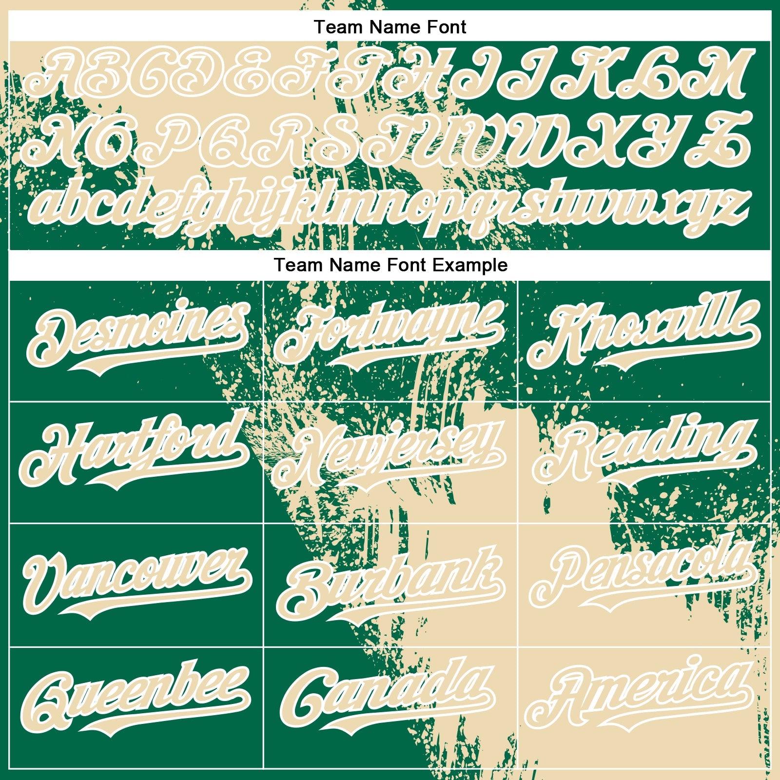 Custom Cream Kelly Green-White 3D Pattern Abstract Brush Stroke Two-Button Unisex Softball Jersey view 4