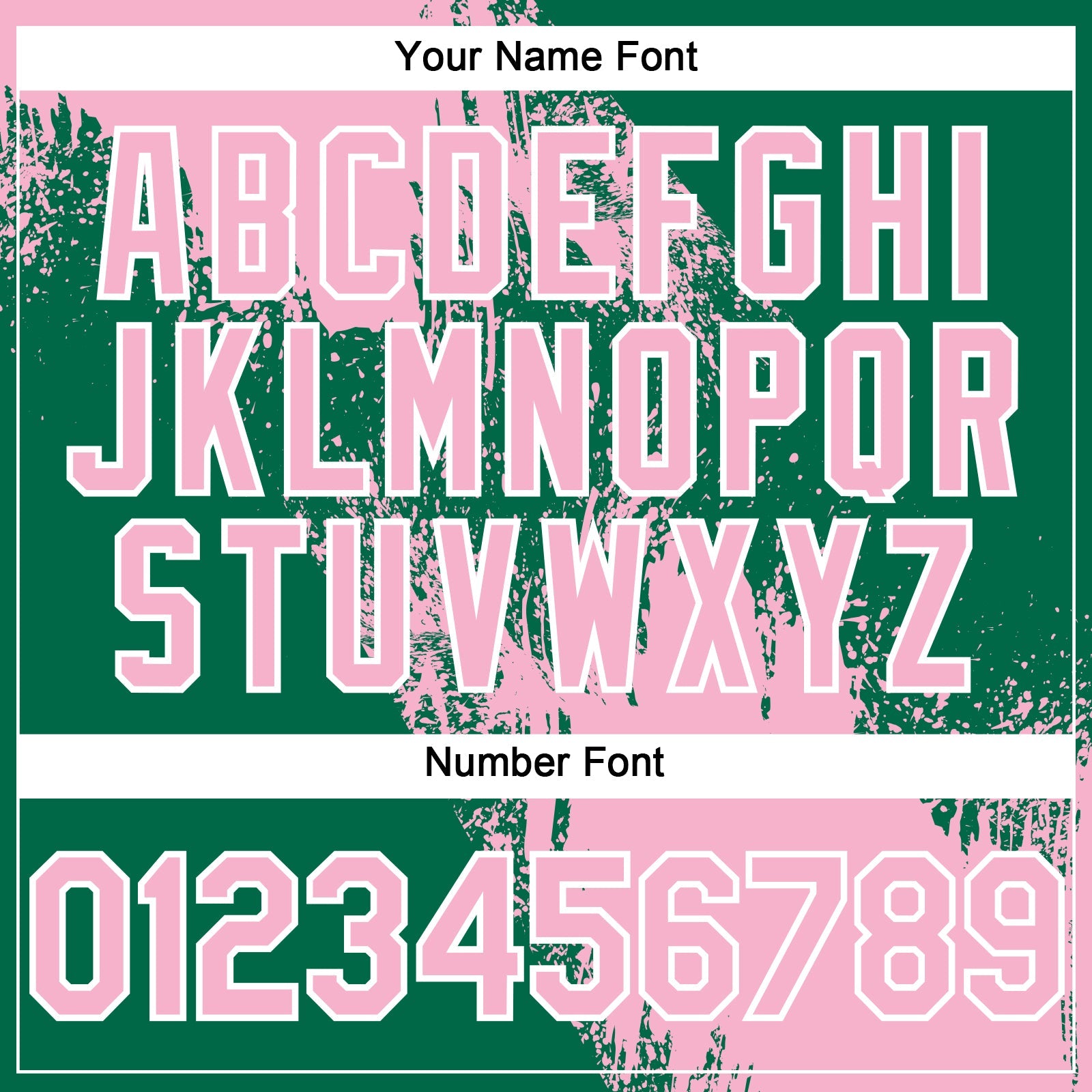 Custom Light Pink Kelly Green-White 3D Pattern Abstract Brush Stroke Two-Button Unisex Softball Jersey view 5