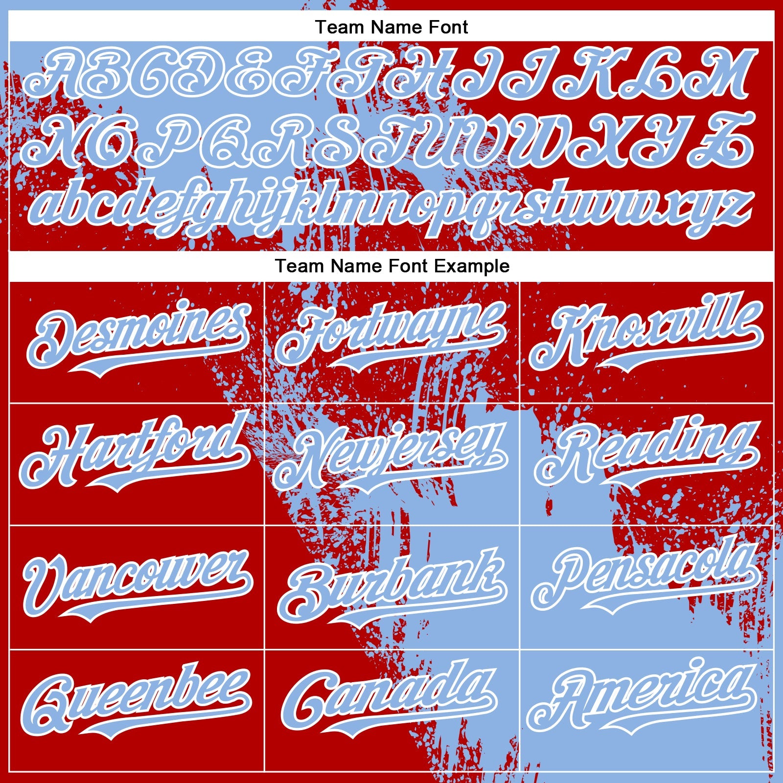 Custom Light Blue Red-White 3D Pattern Abstract Brush Stroke Two-Button Unisex Softball Jersey view 4