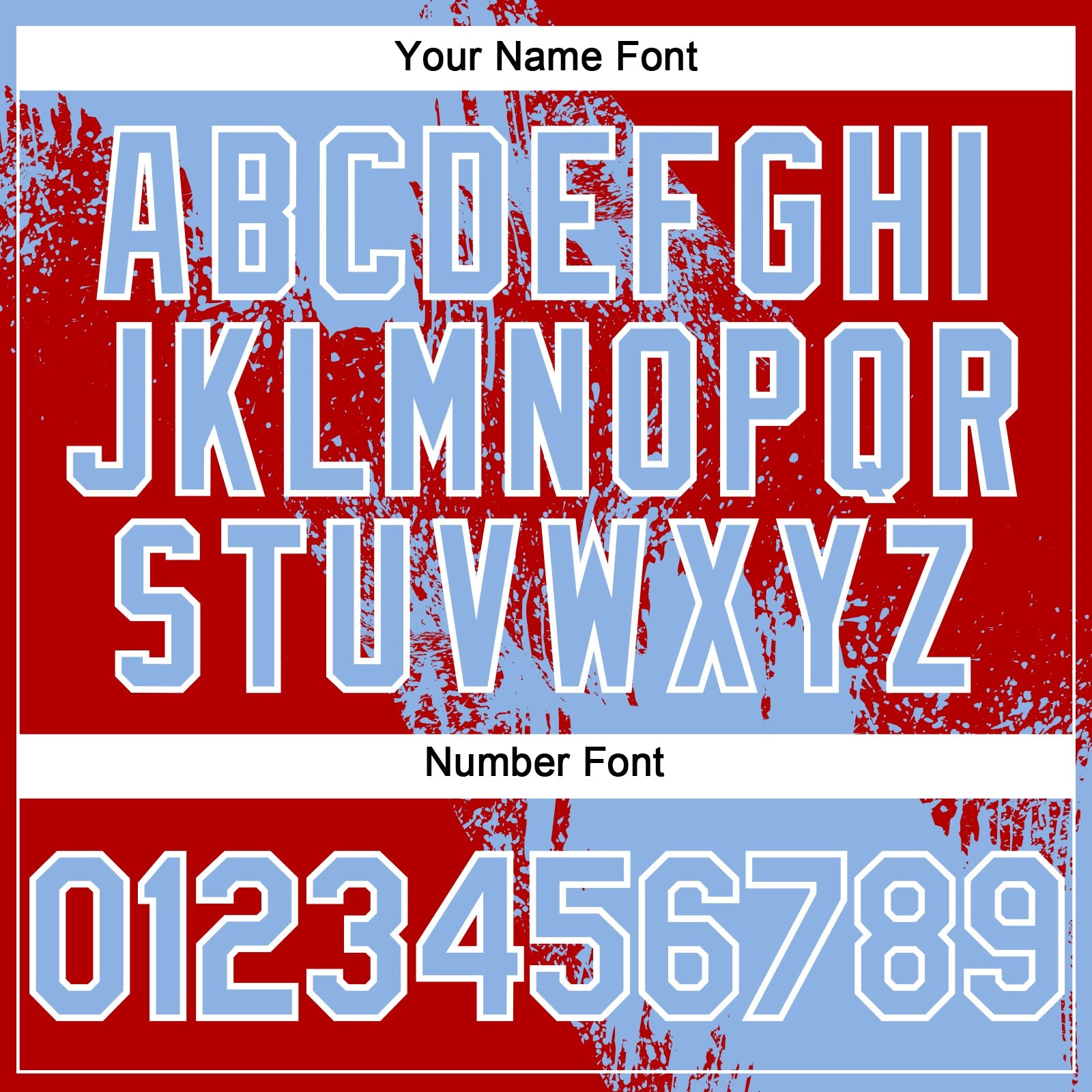Custom Light Blue Red-White 3D Pattern Abstract Brush Stroke Two-Button Unisex Softball Jersey view 5