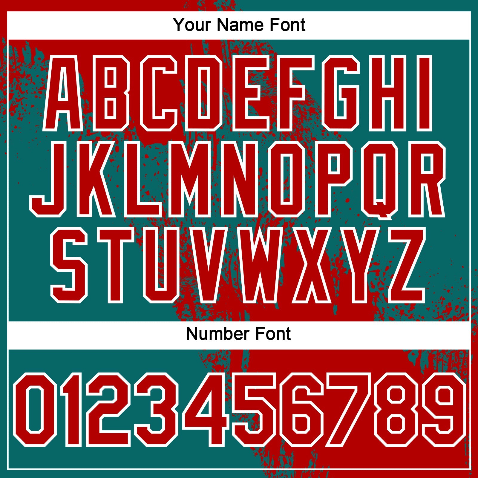 Custom Red Teal-White 3D Pattern Abstract Brush Stroke Two-Button Unisex Softball Jersey view 5