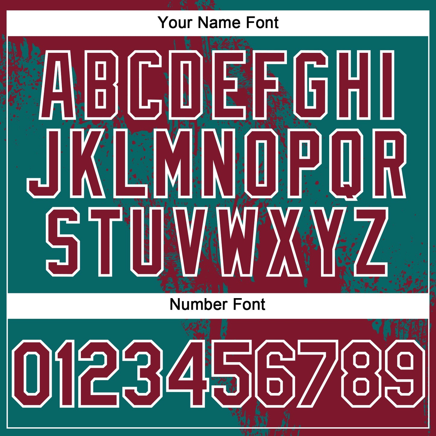 Custom Crimson Teal-White 3D Pattern Abstract Brush Stroke Two-Button Unisex Softball Jersey view 5