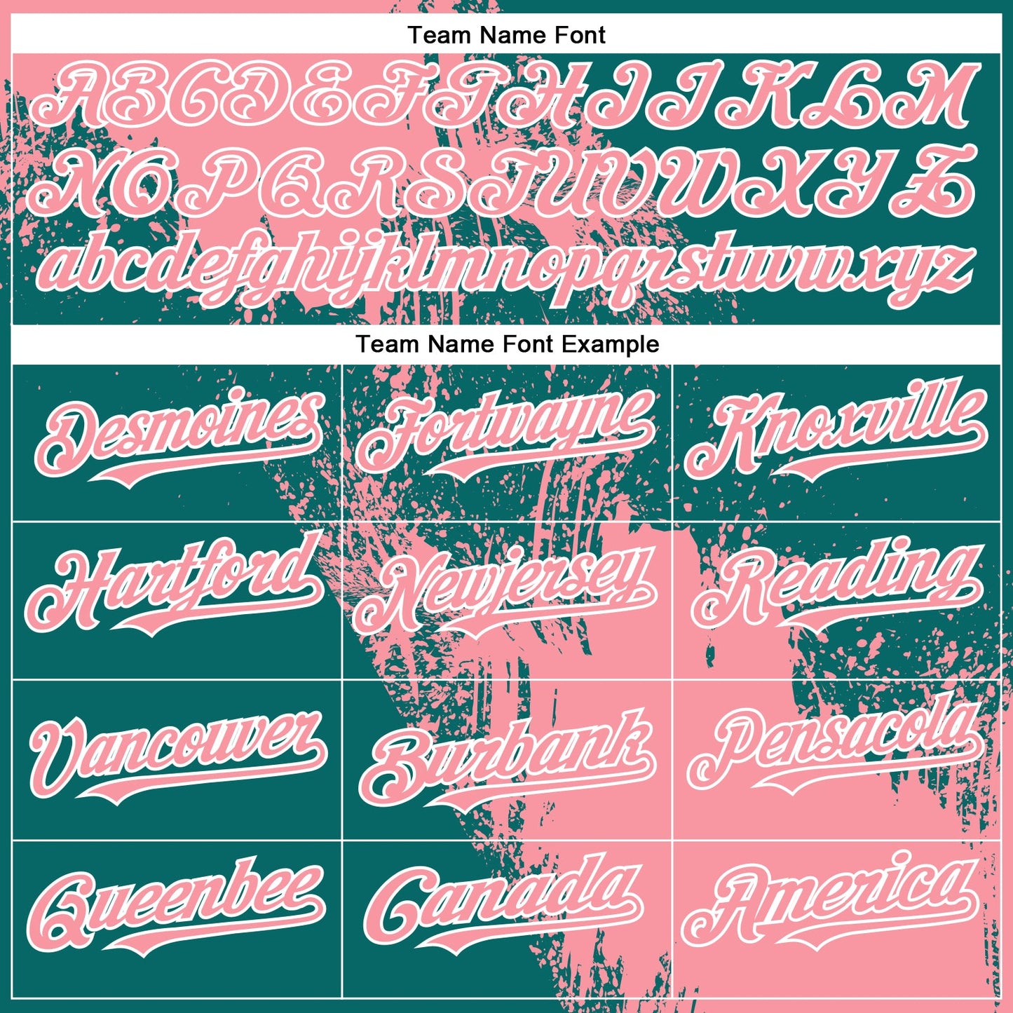 Custom Medium Pink Teal-White 3D Pattern Abstract Brush Stroke Two-Button Unisex Softball Jersey view 4