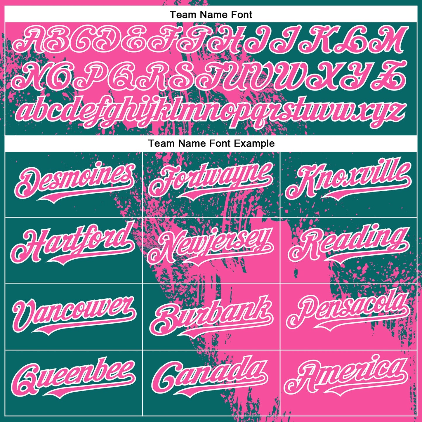 Custom Pink Teal-White 3D Pattern Abstract Brush Stroke Two-Button Unisex Softball Jersey view 4