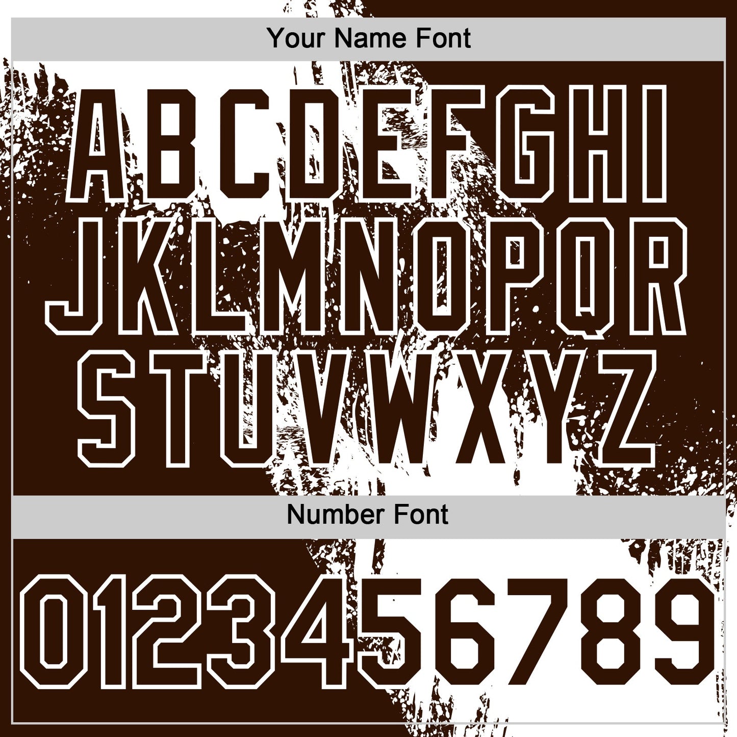 Custom White Brown 3D Pattern Abstract Brush Stroke Two-Button Unisex Softball Jersey view 5