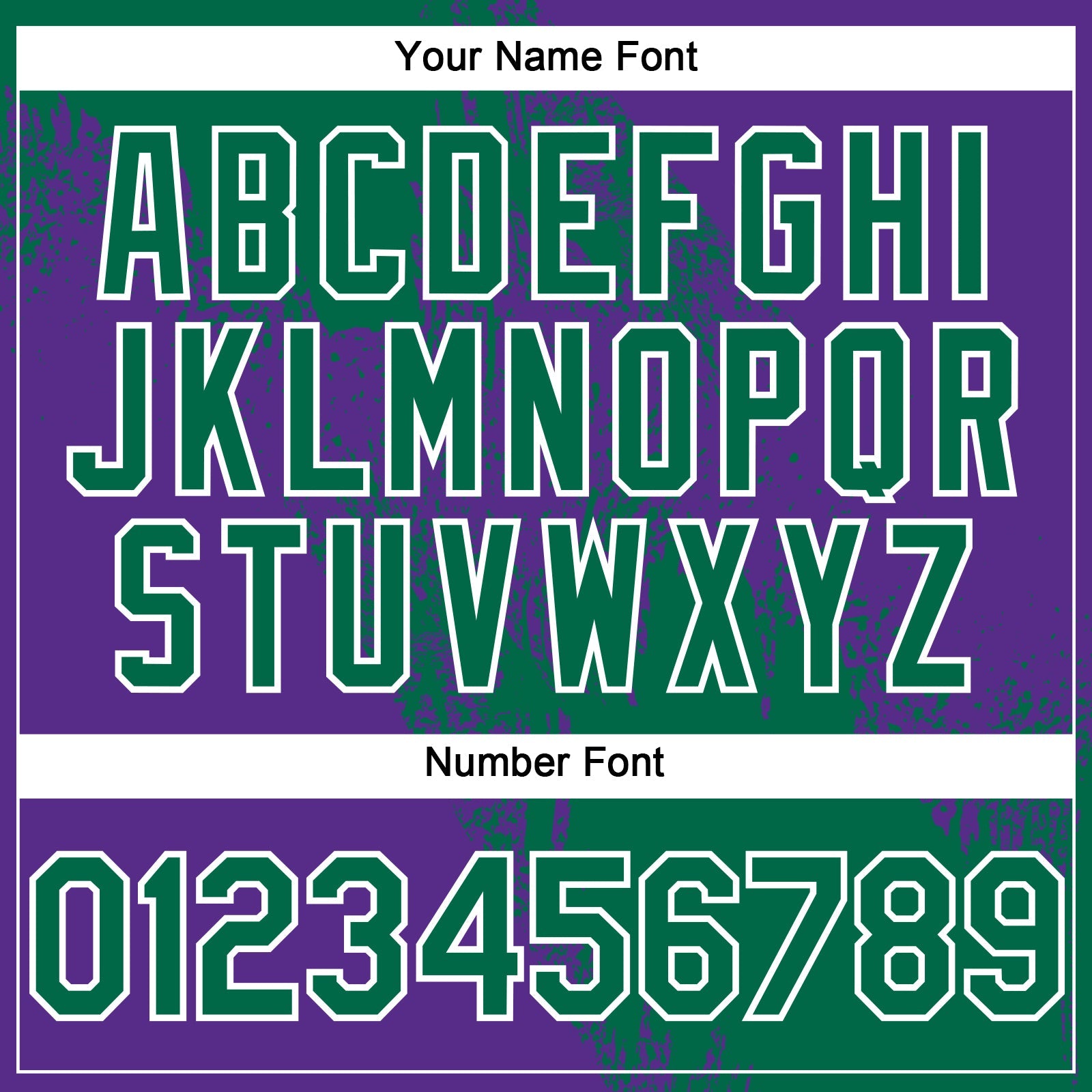 Custom Kelly Green Purple-White 3D Pattern Abstract Brush Stroke Two-Button Unisex Softball Jersey view 5