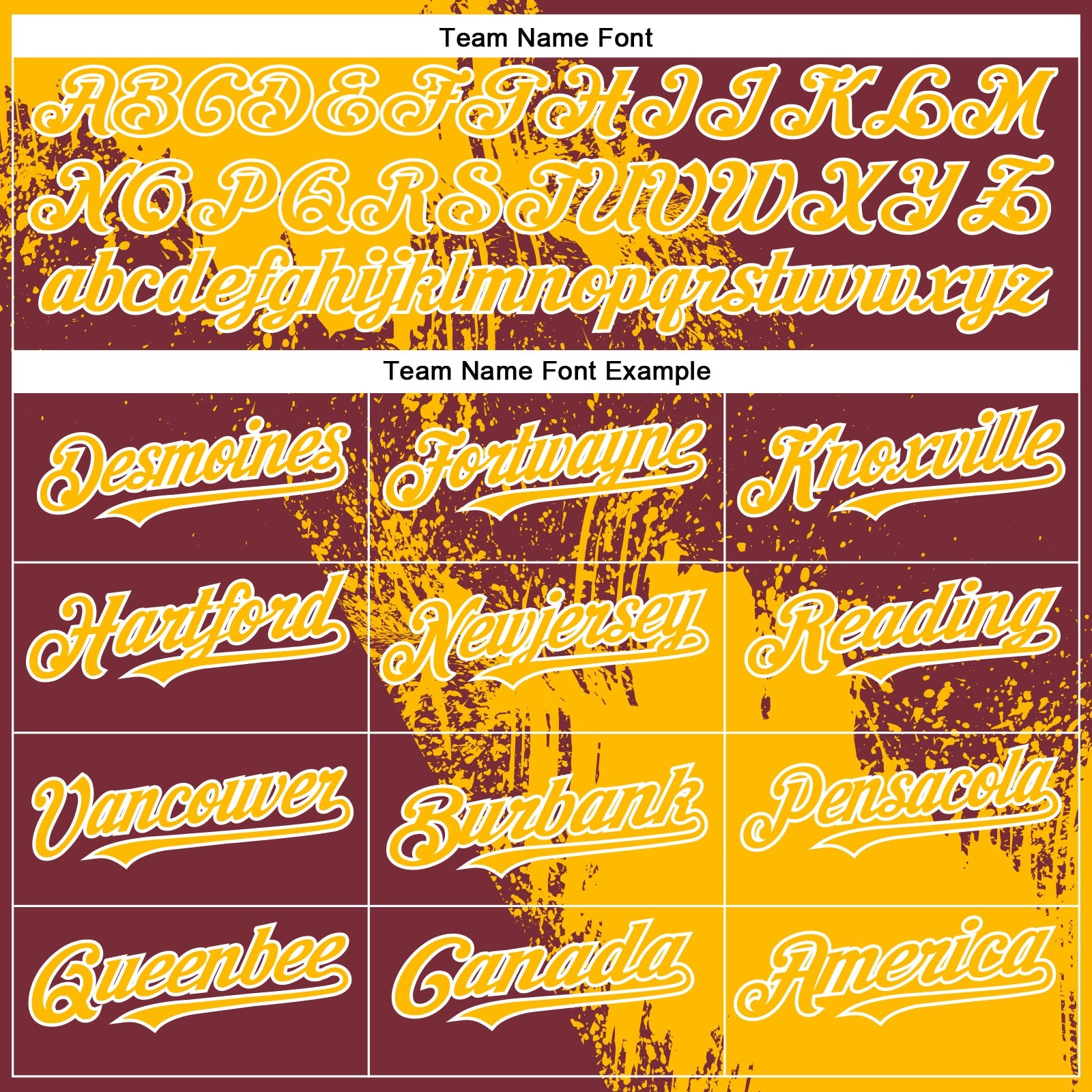 Custom Gold Burgundy-White 3D Pattern Abstract Brush Stroke Two-Button Unisex Softball Jersey view 4