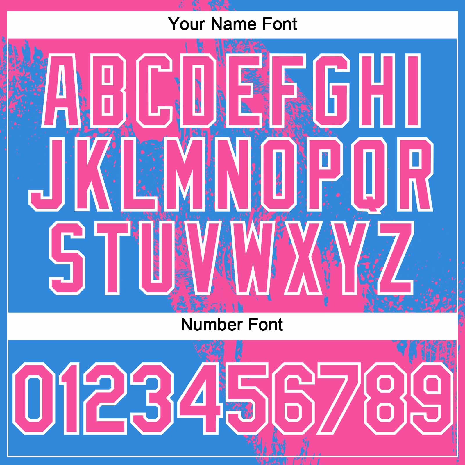 Custom Pink Electric Blue-White 3D Pattern Abstract Brush Stroke Two-Button Unisex Softball Jersey view 5