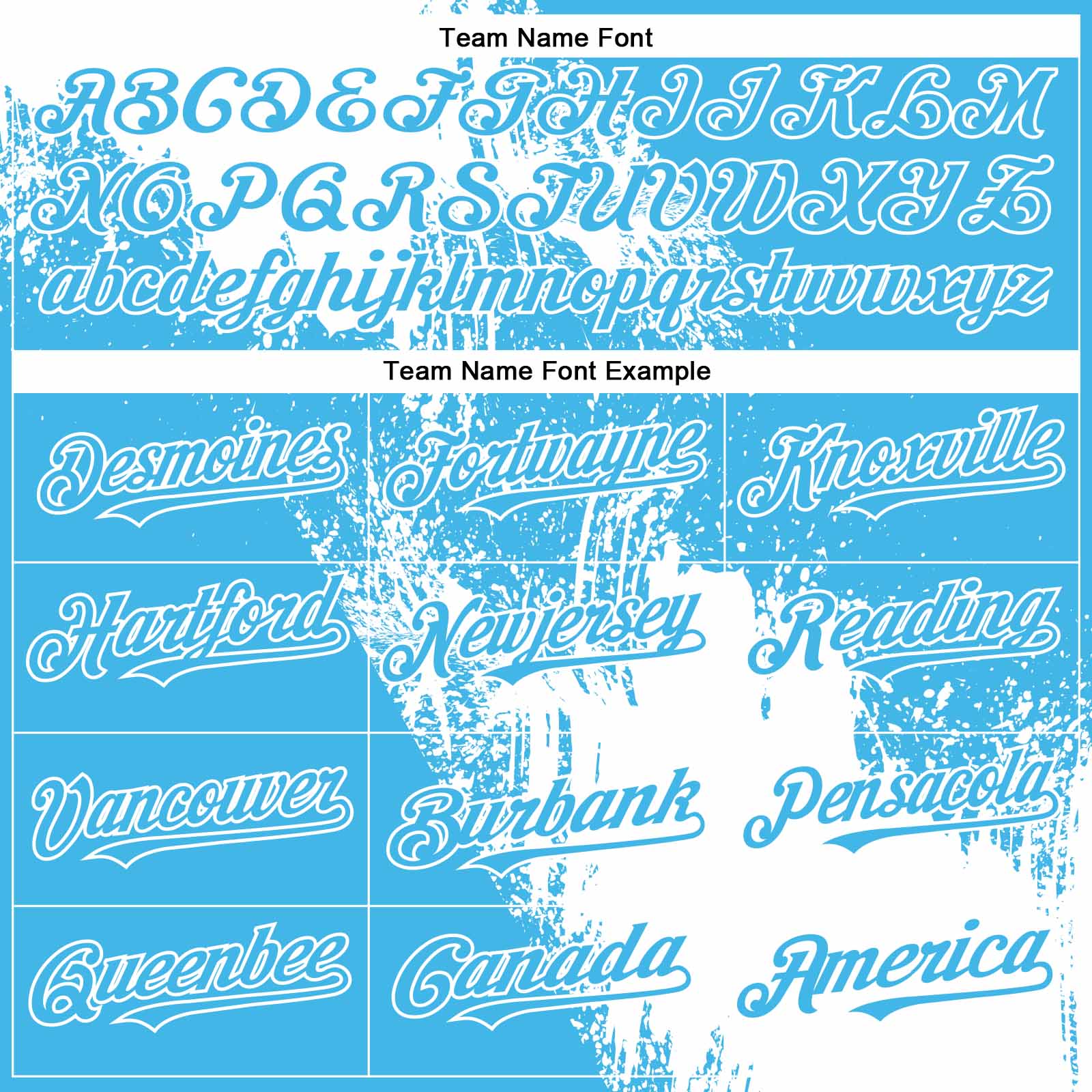 Custom White Sky Blue 3D Pattern Abstract Brush Stroke Two-Button Unisex Softball Jersey view 4