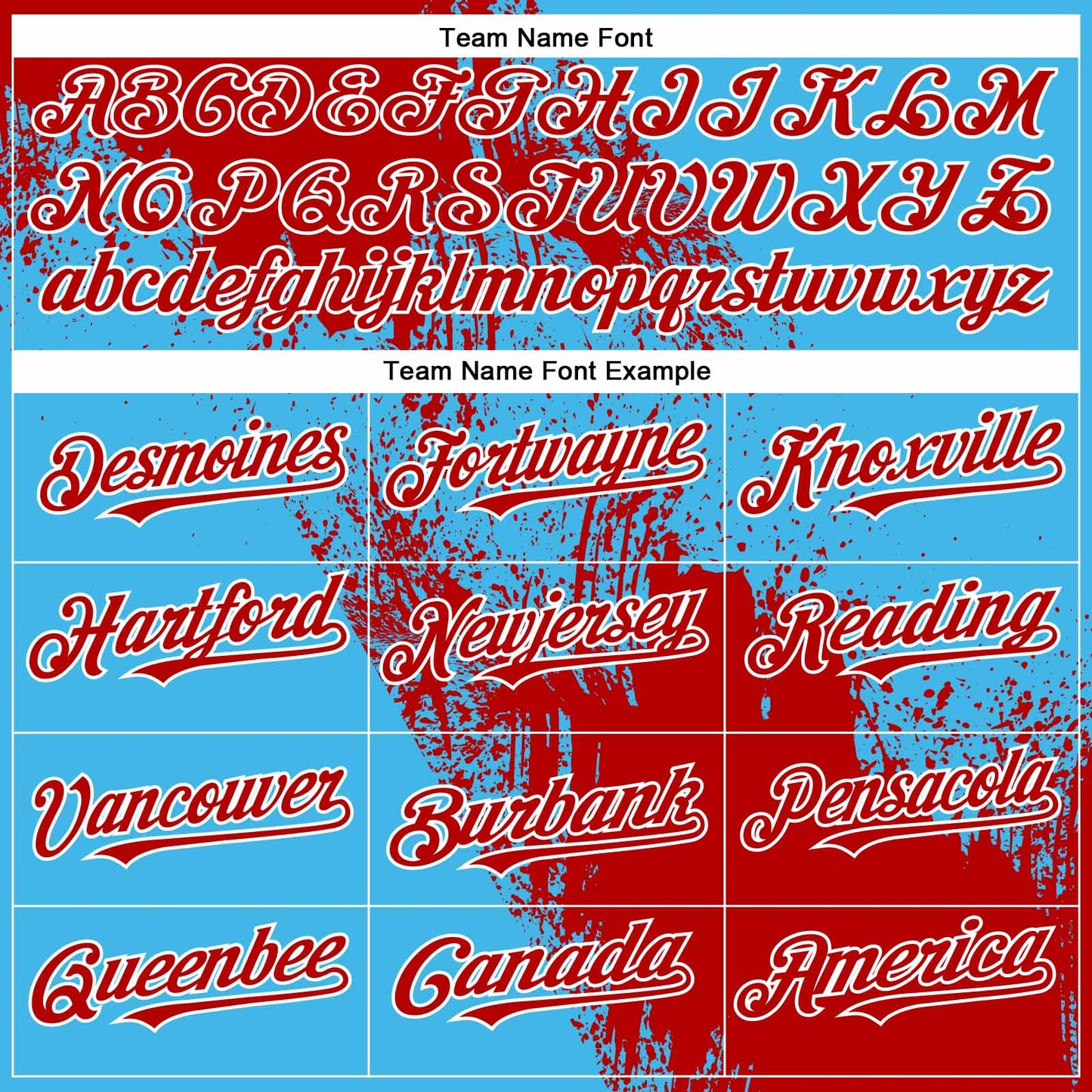Custom Red Sky Blue-White 3D Pattern Abstract Brush Stroke Two-Button Unisex Softball Jersey view 4