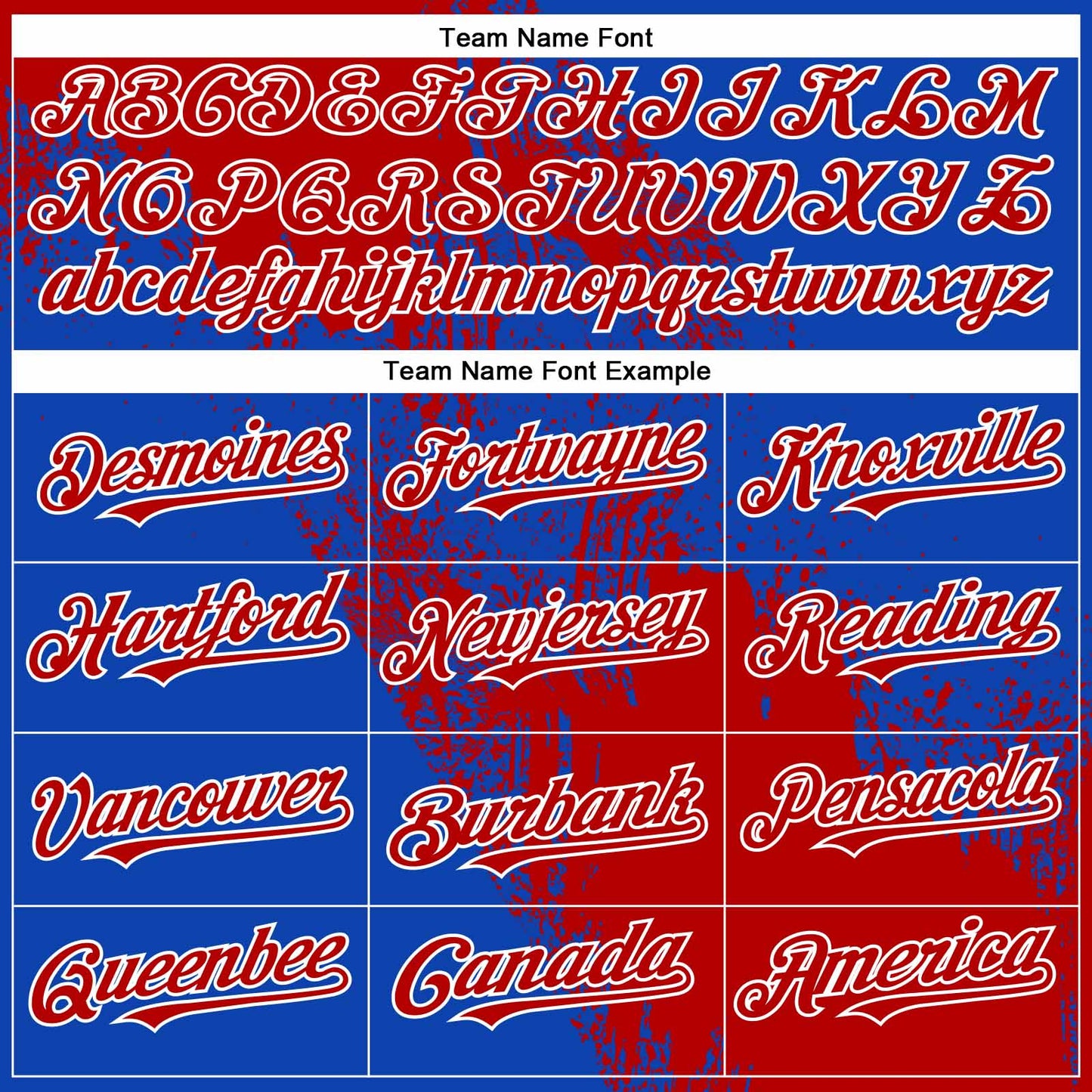 Custom Red Thunder Blue-White 3D Pattern Abstract Brush Stroke Two-Button Unisex Softball Jersey view 4