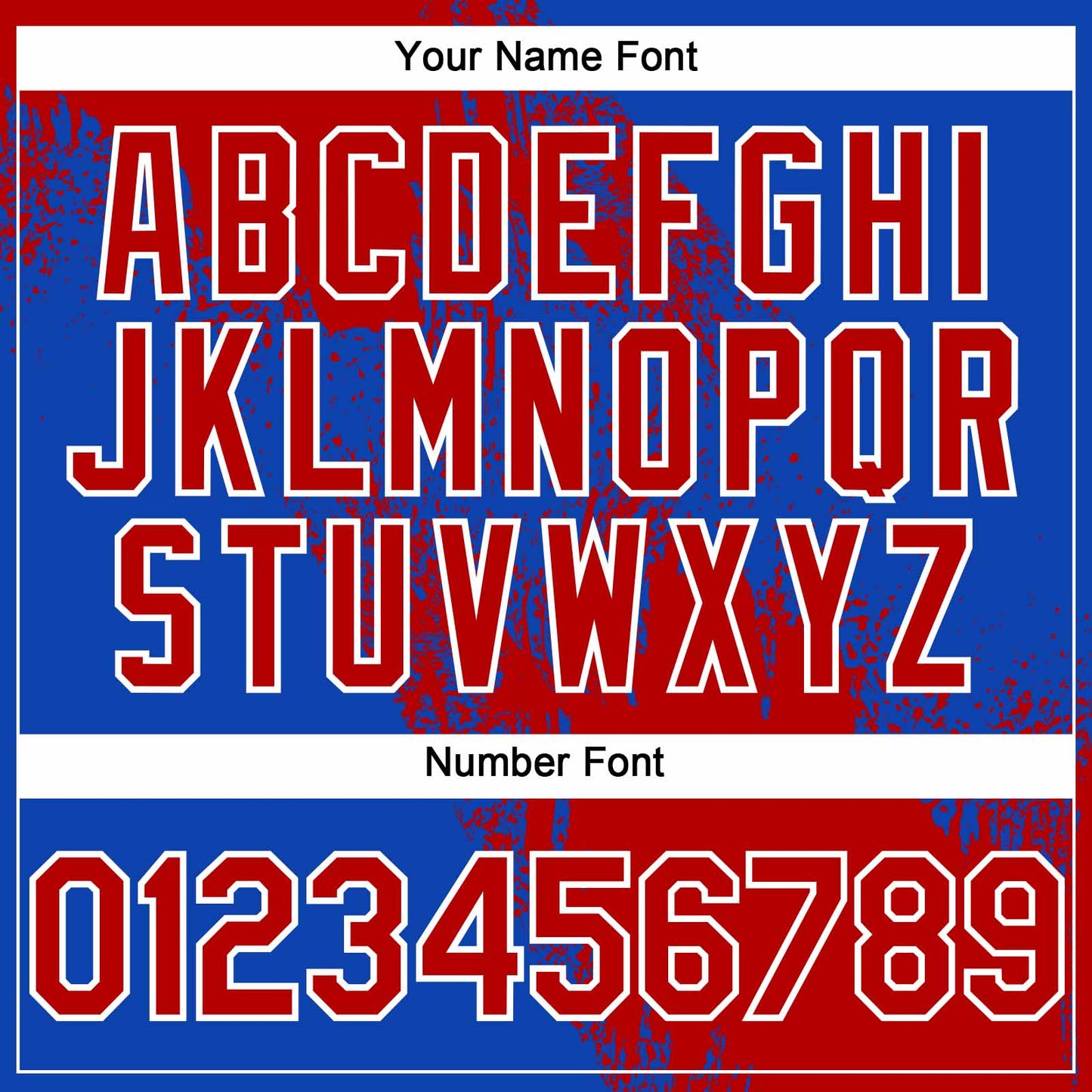 Custom Red Thunder Blue-White 3D Pattern Abstract Brush Stroke Two-Button Unisex Softball Jersey view 5