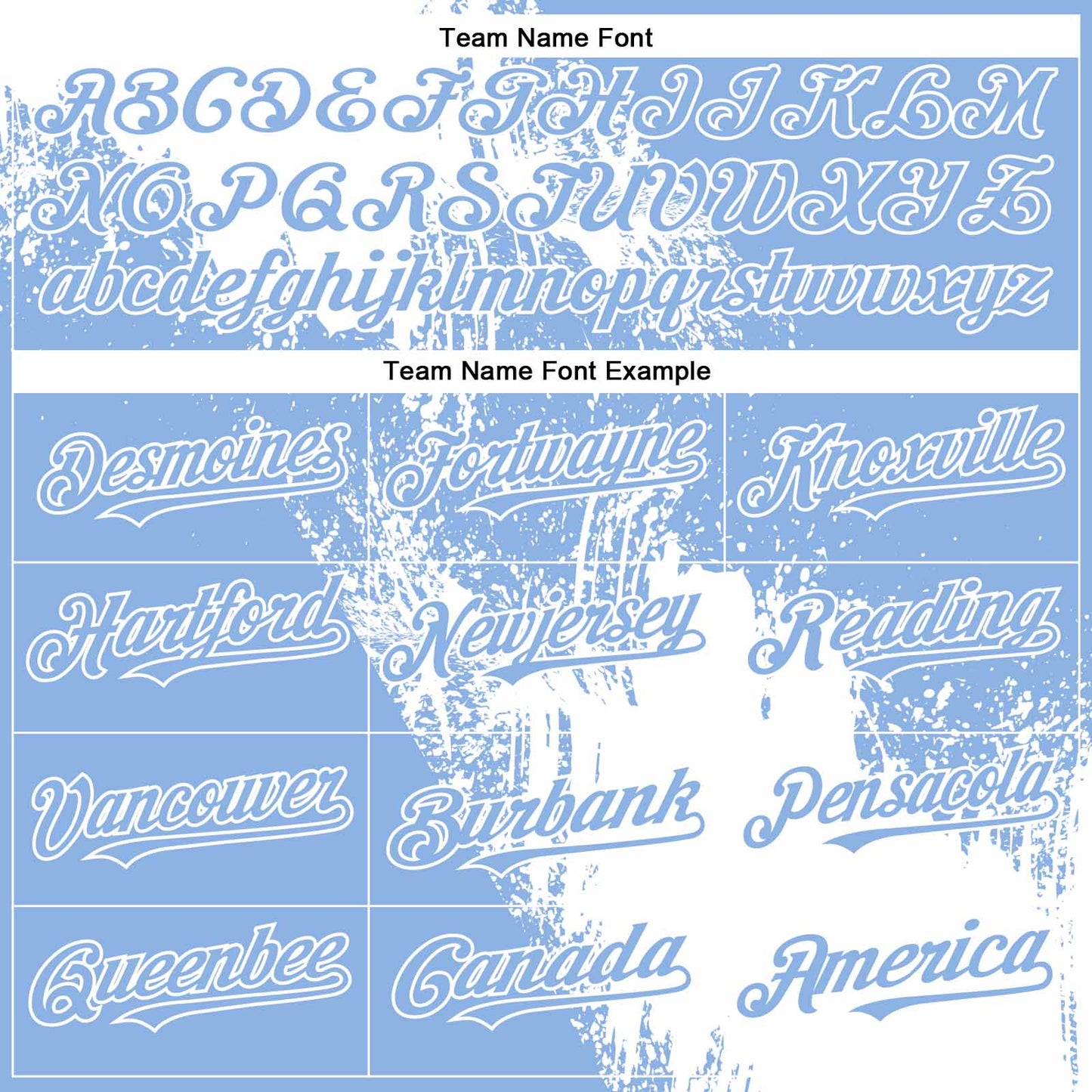 Custom White Light Blue 3D Pattern Abstract Brush Stroke Two-Button Unisex Softball Jersey view 4
