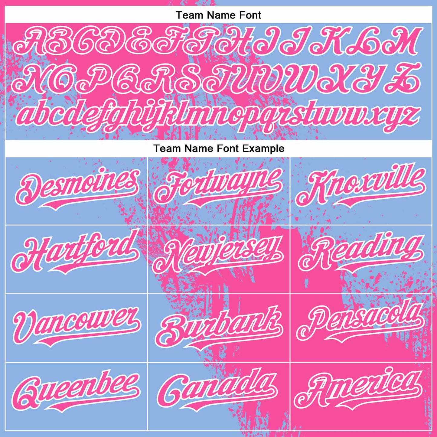 Custom Pink Light Blue-White 3D Pattern Abstract Brush Stroke Two-Button Unisex Softball Jersey view 4