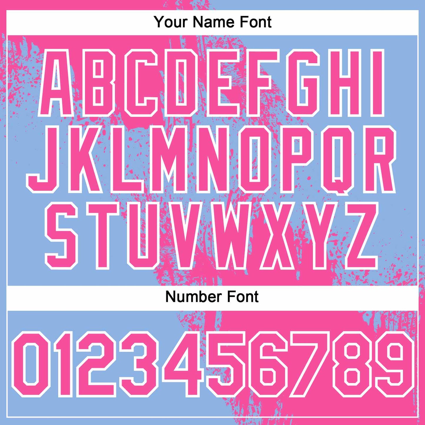 Custom Pink Light Blue-White 3D Pattern Abstract Brush Stroke Two-Button Unisex Softball Jersey view 5