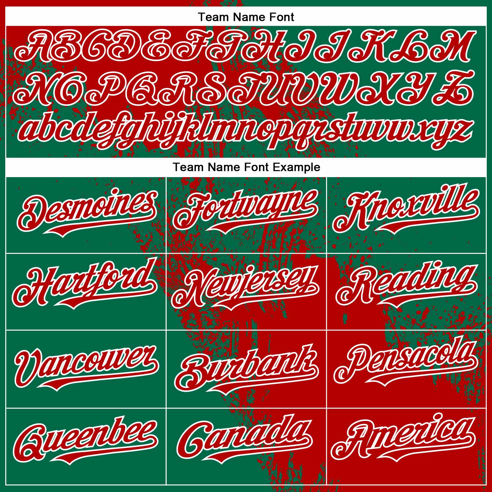 Custom Red Kelly Green-White 3D Pattern Abstract Brush Stroke Two-Button Unisex Softball Jersey view 4