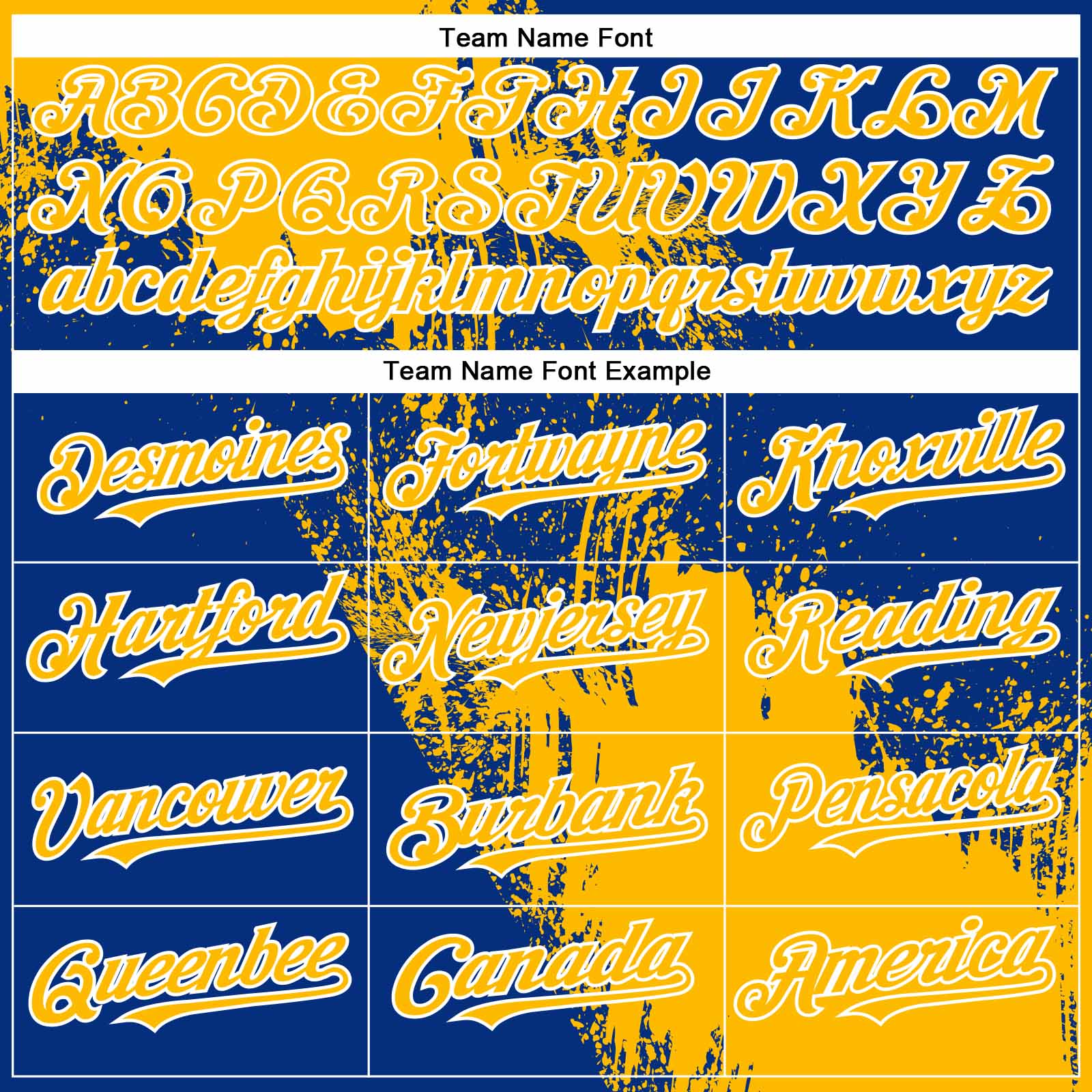 Custom Gold Royal-White 3D Pattern Abstract Brush Stroke Two-Button Unisex Softball Jersey view 4