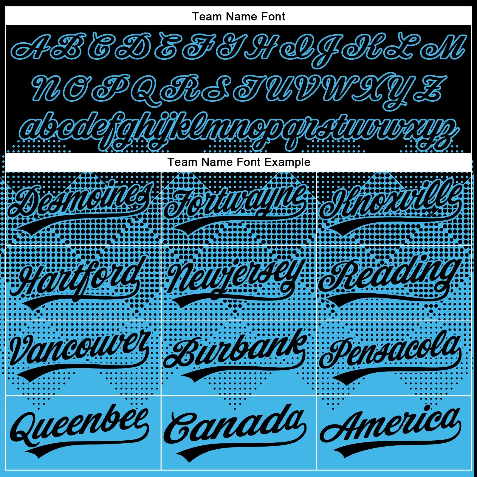 Custom Black Sky Blue 3D Gradient Square Shape Two-Button Unisex Softball Jersey view 4