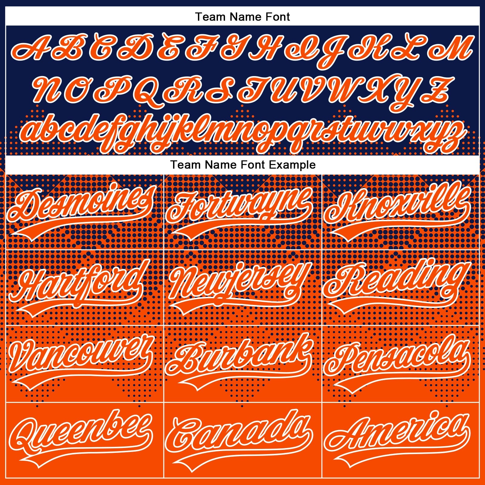 Custom Navy Orange-White 3D Gradient Square Shape Two-Button Unisex Softball Jersey view 4