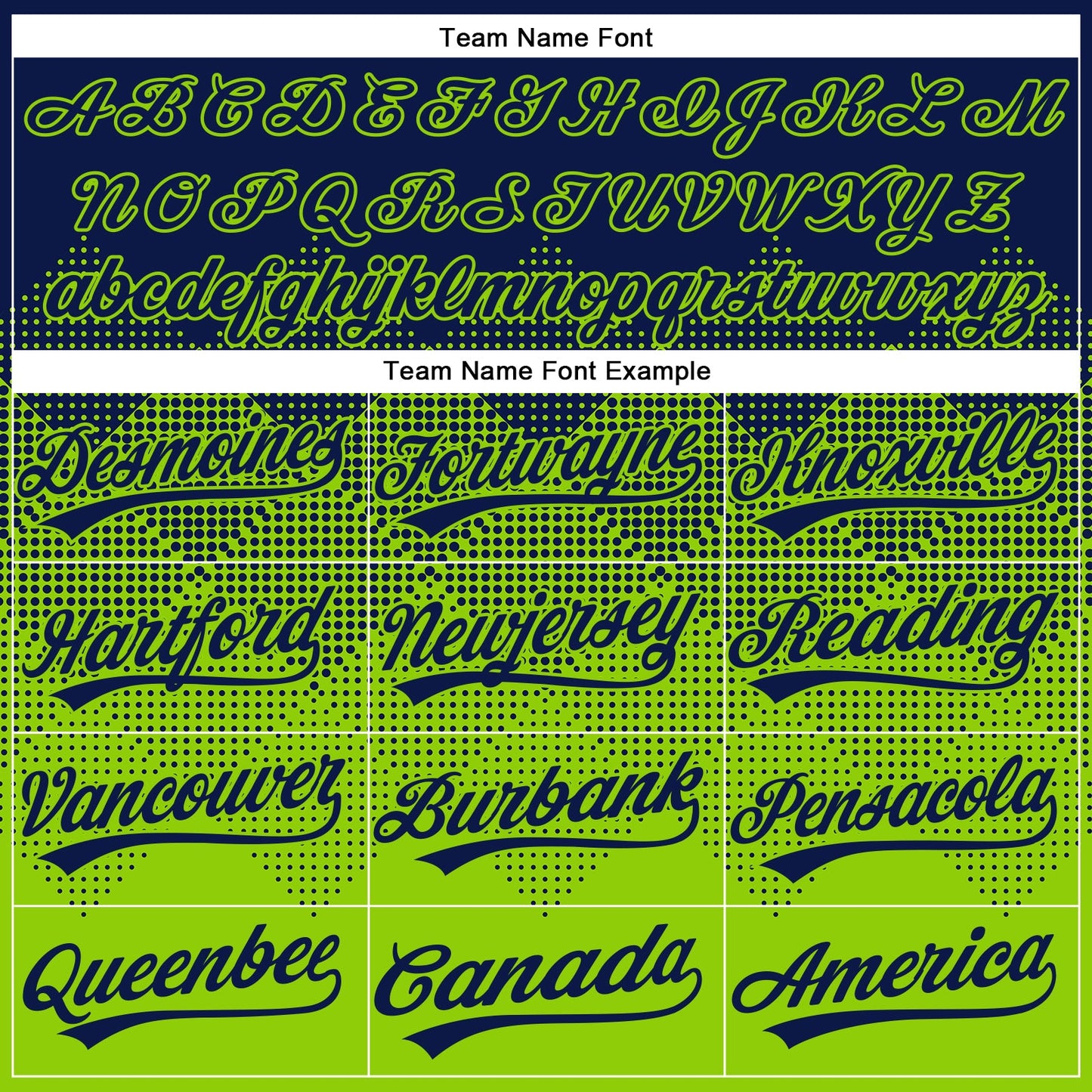 Custom Navy Neon Green 3D Gradient Square Shape Two-Button Unisex Softball Jersey view 4