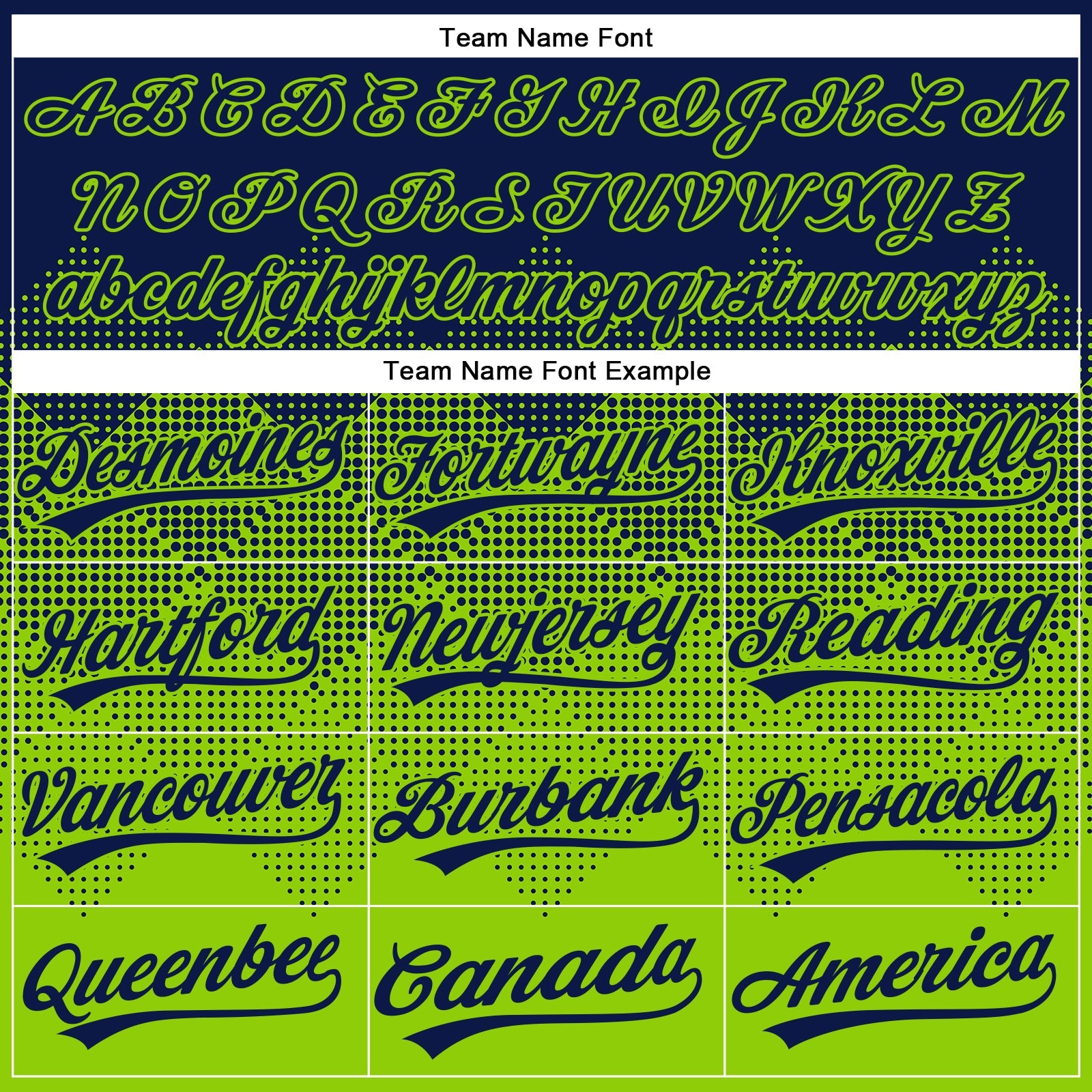 Custom Navy Neon Green 3D Gradient Square Shape Two-Button Unisex Softball Jersey view 4