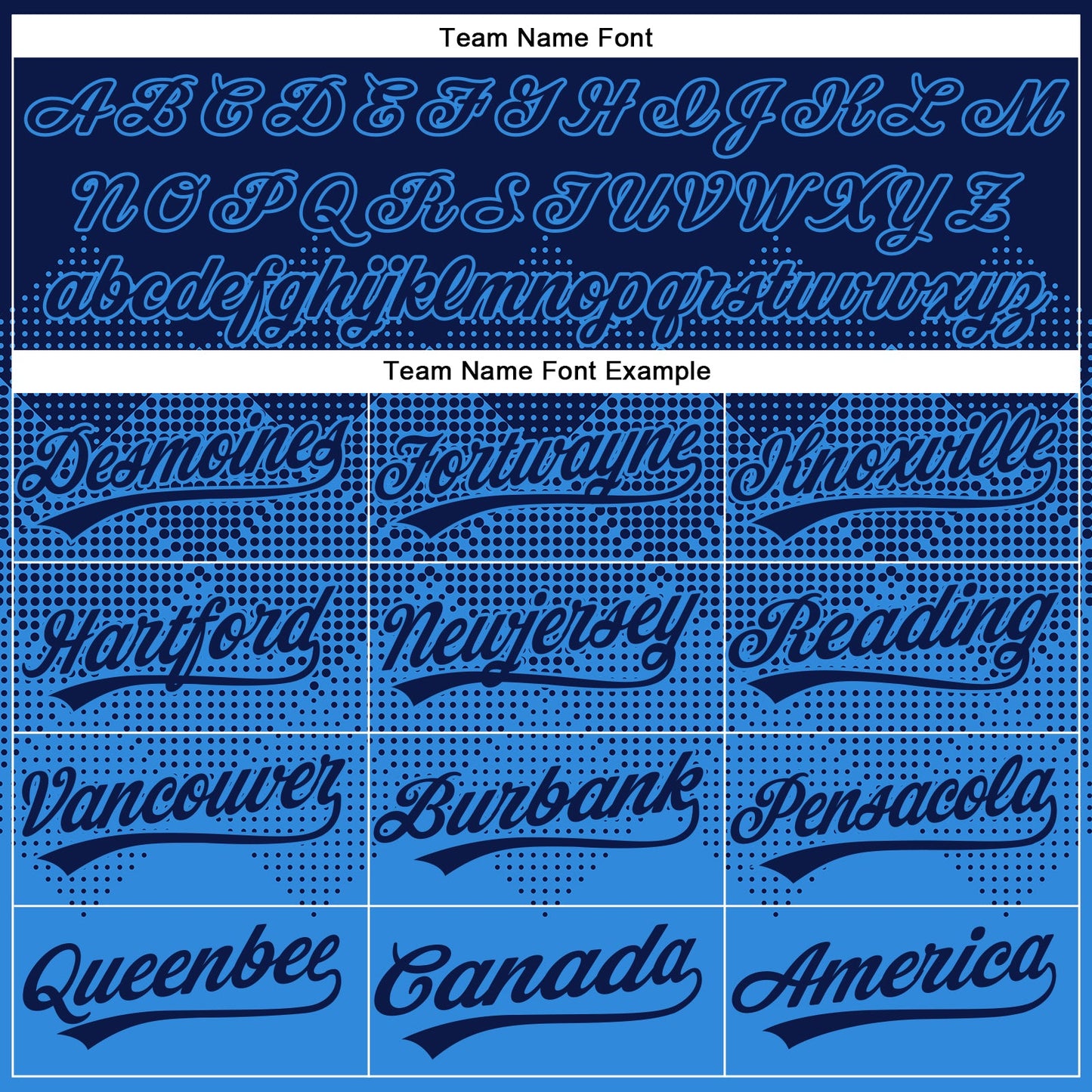 Custom Navy Electric Blue 3D Gradient Square Shape Two-Button Unisex Softball Jersey view 4