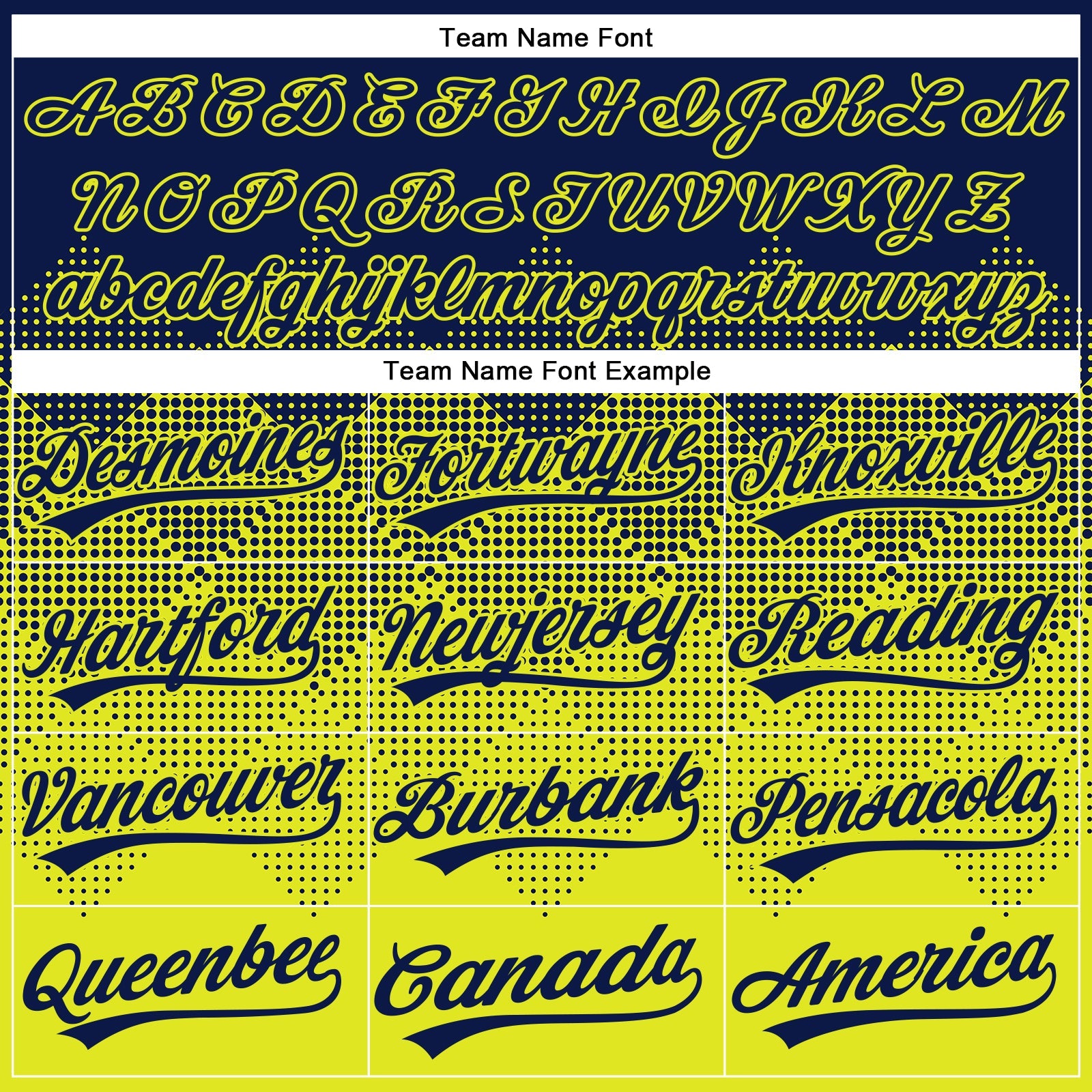 Custom Navy Neon Yellow 3D Gradient Square Shape Two-Button Unisex Softball Jersey view 4