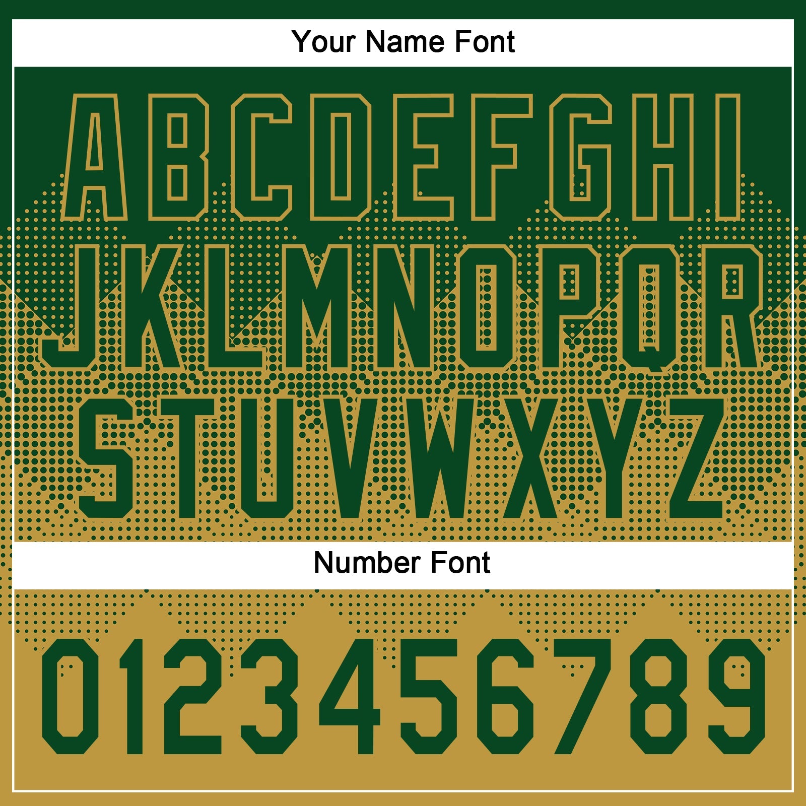 Custom Green Old Gold 3D Gradient Square Shape Two-Button Unisex Softball Jersey view 5