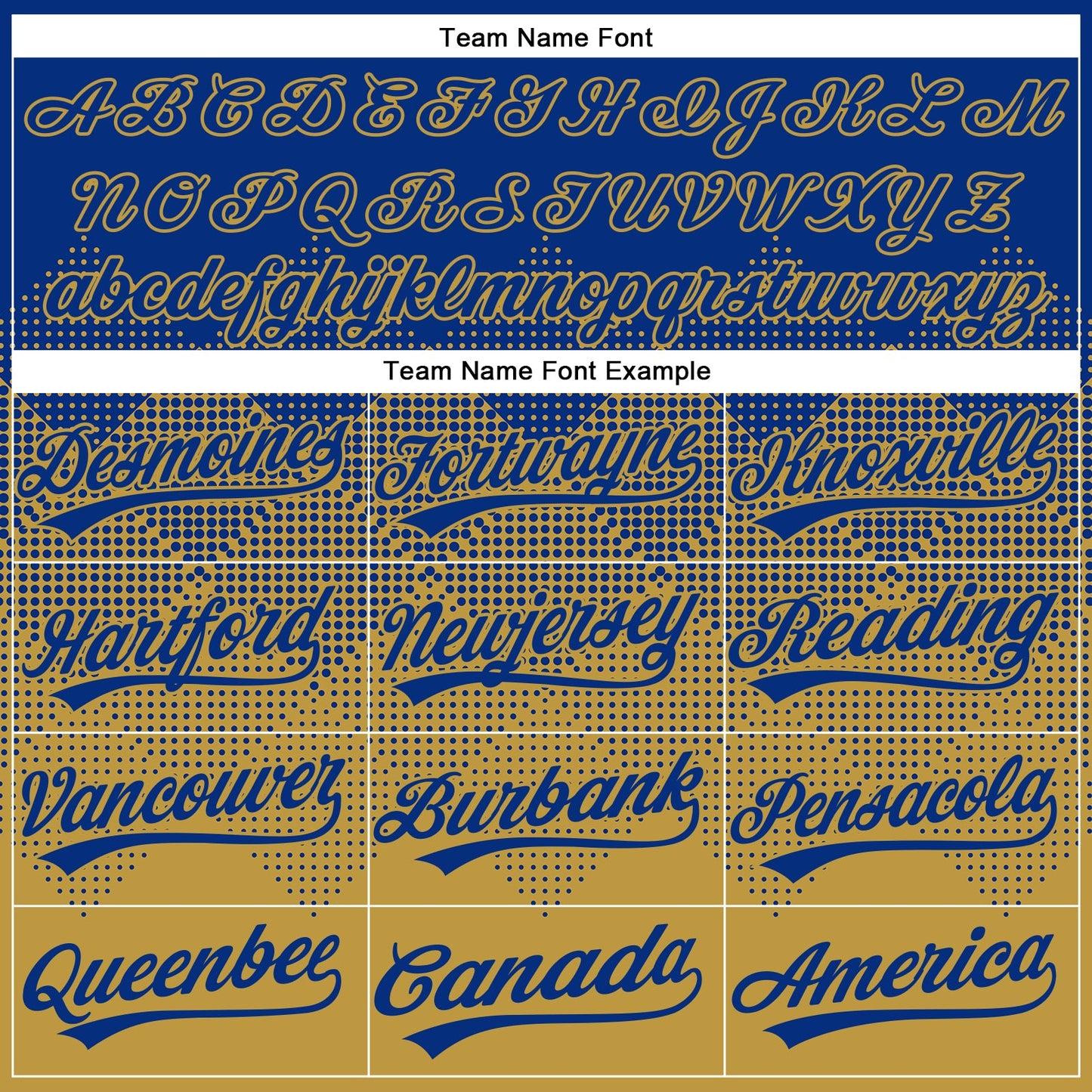 Custom Royal Old Gold 3D Gradient Square Shape Two-Button Unisex Softball Jersey view 4