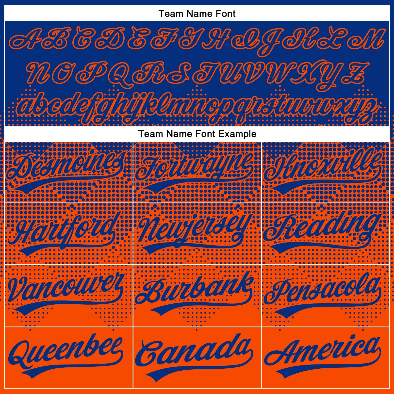 Custom Royal Orange 3D Gradient Square Shape Two-Button Unisex Softball Jersey view 4