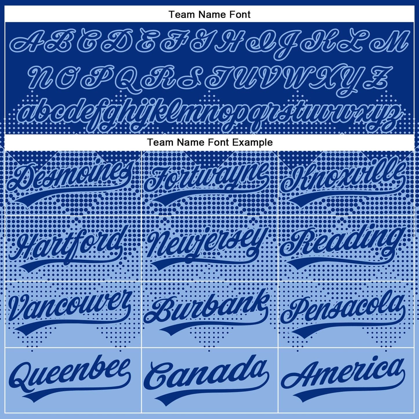 Custom Royal Light Blue 3D Gradient Square Shape Two-Button Unisex Softball Jersey view 4
