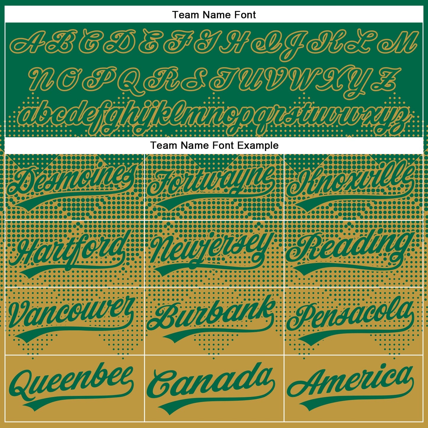 Custom Kelly Green Old Gold 3D Gradient Square Shape Two-Button Unisex Softball Jersey view 4