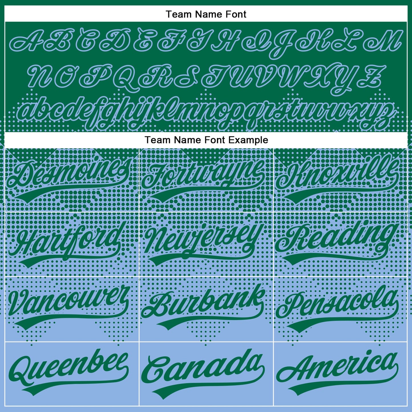 Custom Kelly Green Light Blue 3D Gradient Square Shape Two-Button Unisex Softball Jersey view 4