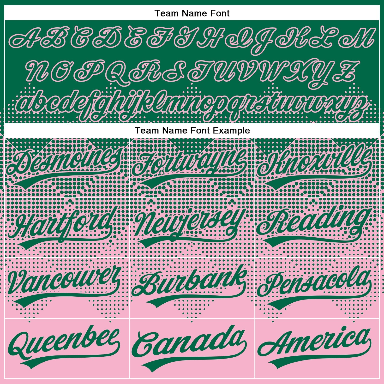 Custom Kelly Green Light Pink 3D Gradient Square Shape Two-Button Unisex Softball Jersey view 4