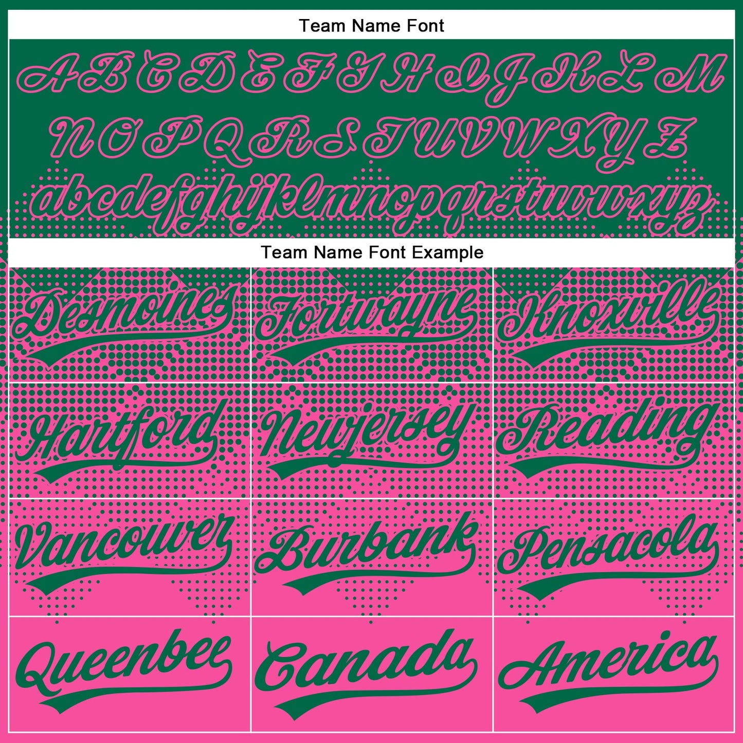 Custom Kelly Green Pink 3D Gradient Square Shape Two-Button Unisex Softball Jersey view 4