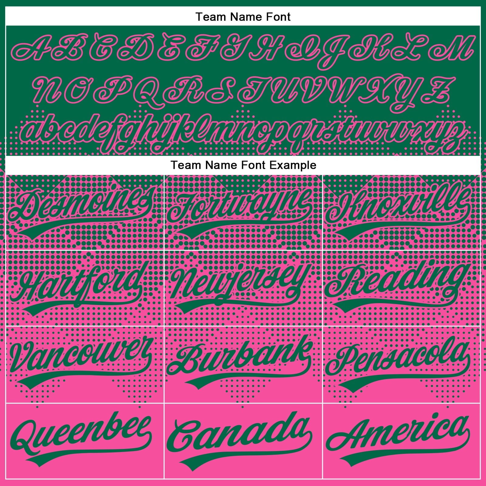 Custom Kelly Green Pink 3D Gradient Square Shape Two-Button Unisex Softball Jersey view 4