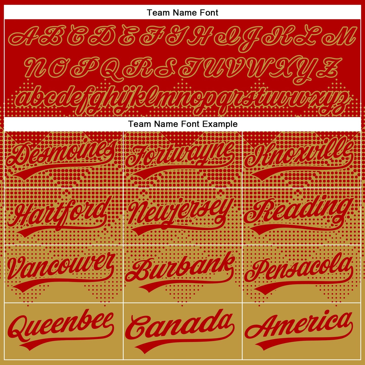 Custom Red Old Gold 3D Gradient Square Shape Two-Button Unisex Softball Jersey view 4