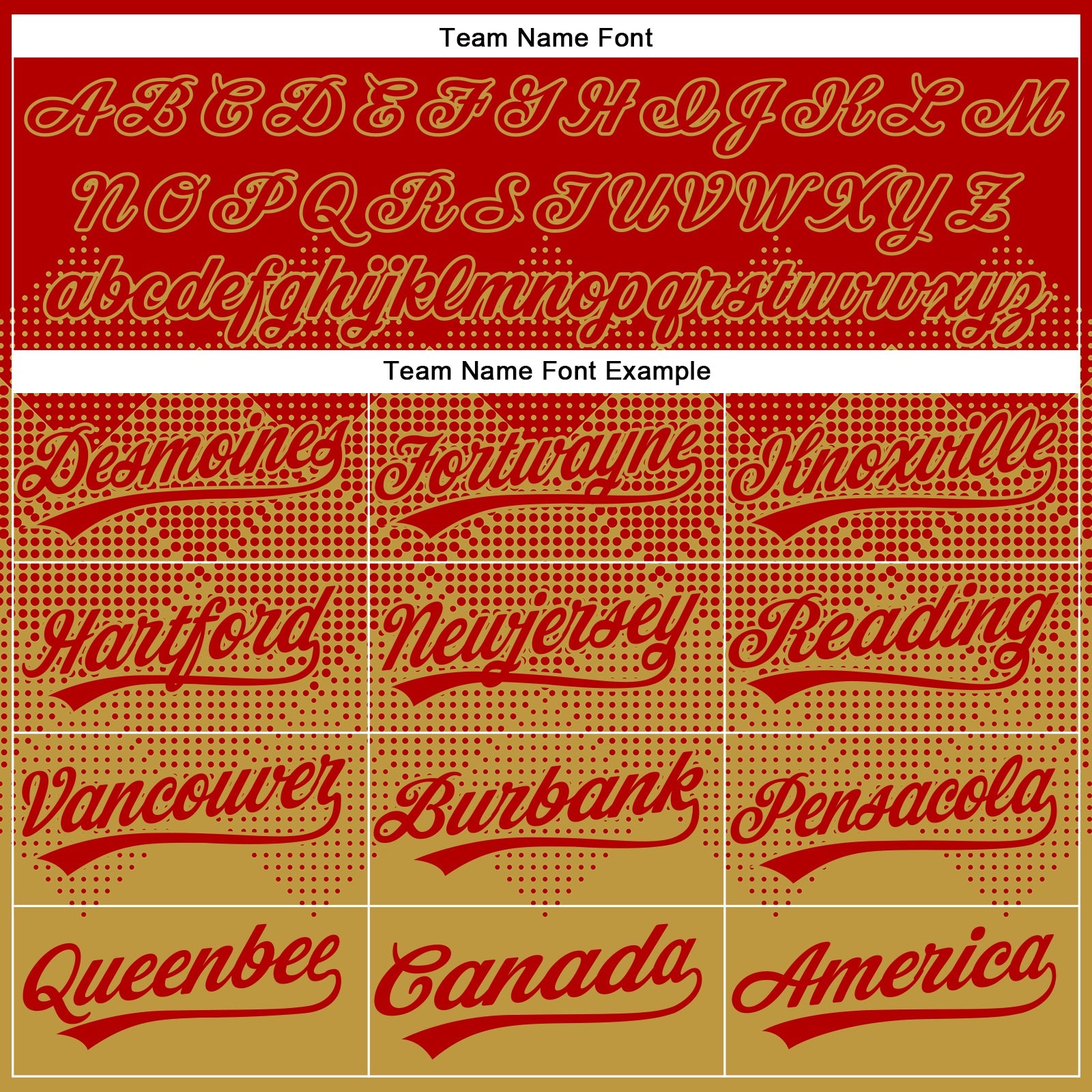 Custom Red Old Gold 3D Gradient Square Shape Two-Button Unisex Softball Jersey view 4