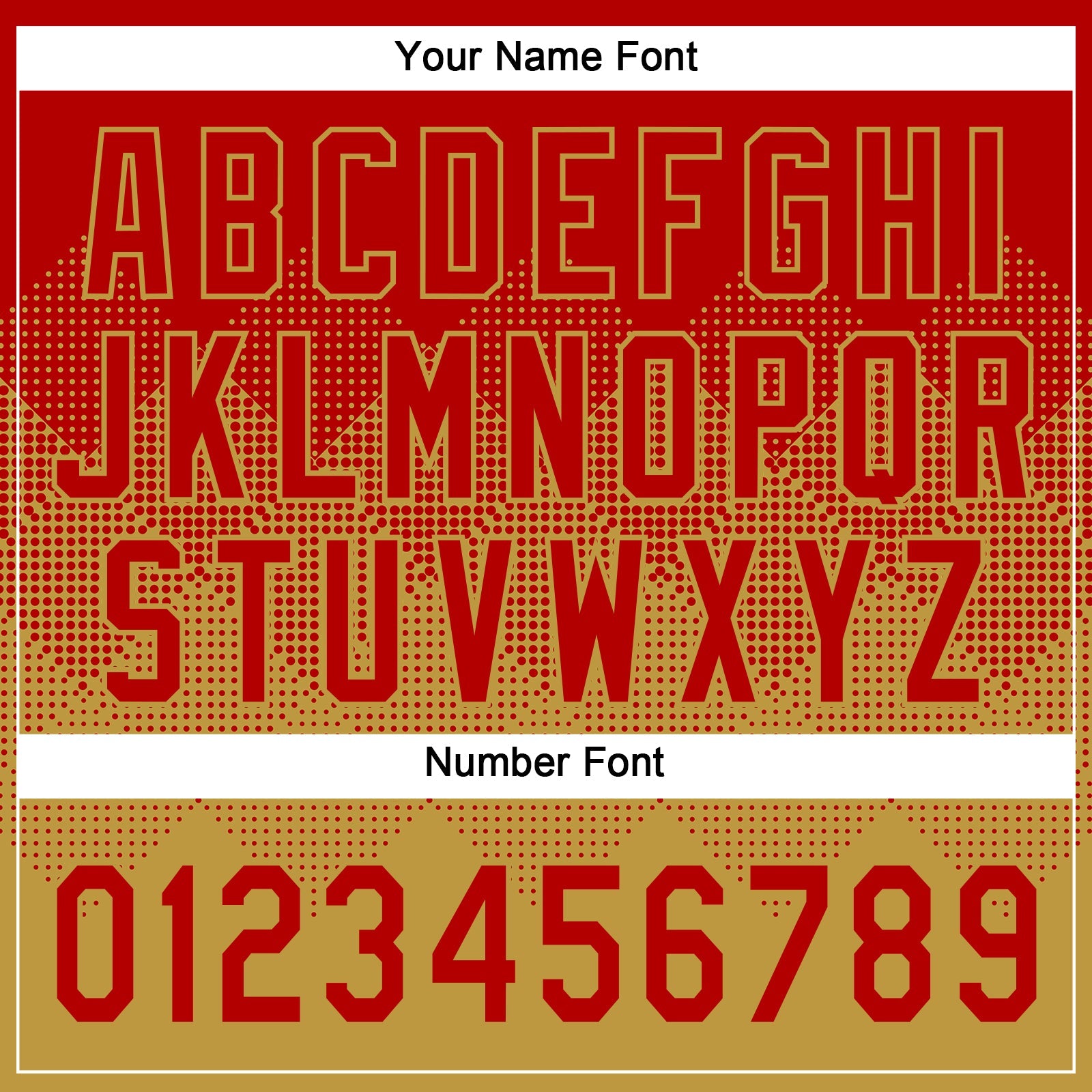 Custom Red Old Gold 3D Gradient Square Shape Two-Button Unisex Softball Jersey view 5