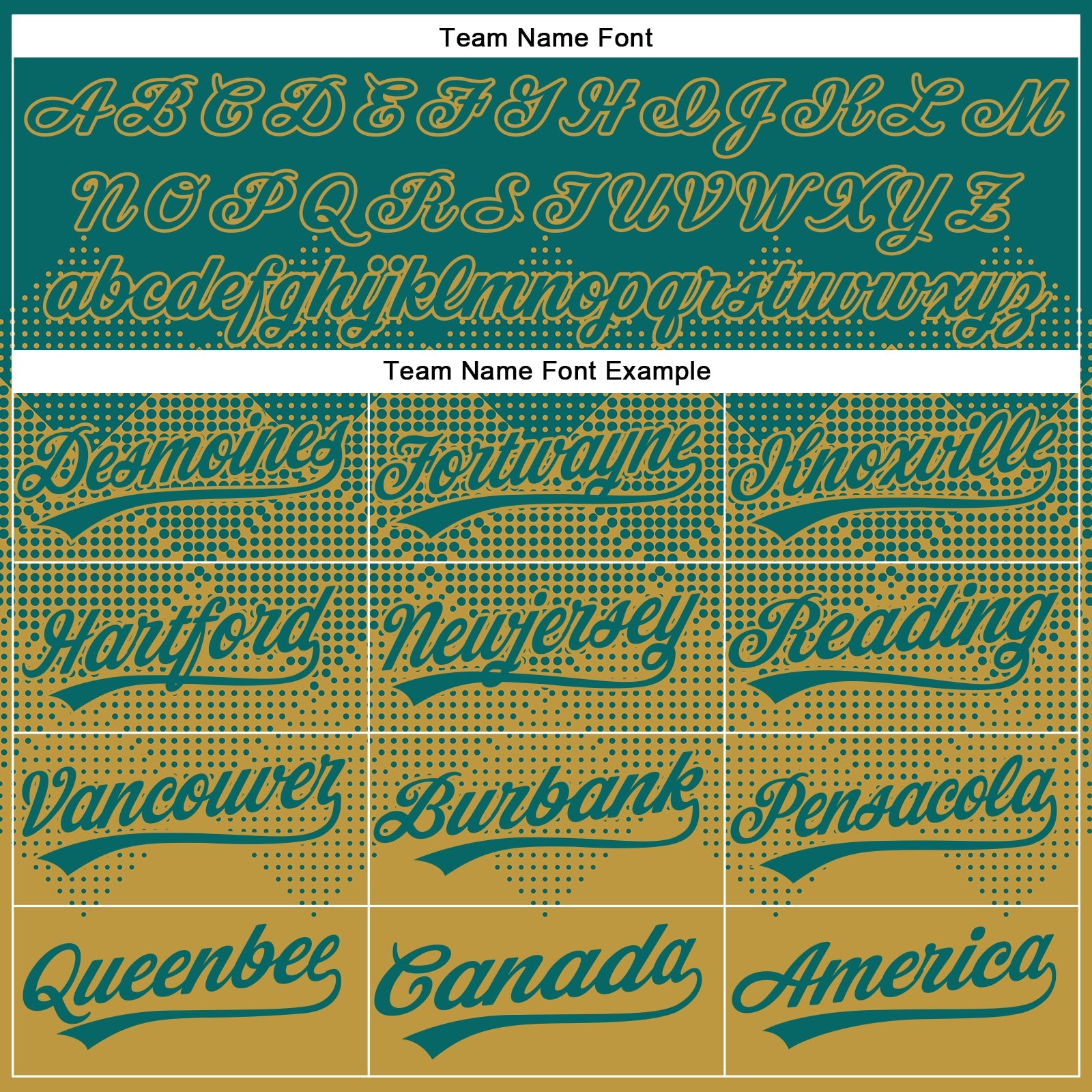 Custom Teal Old Gold 3D Gradient Square Shape Two-Button Unisex Softball Jersey view 4