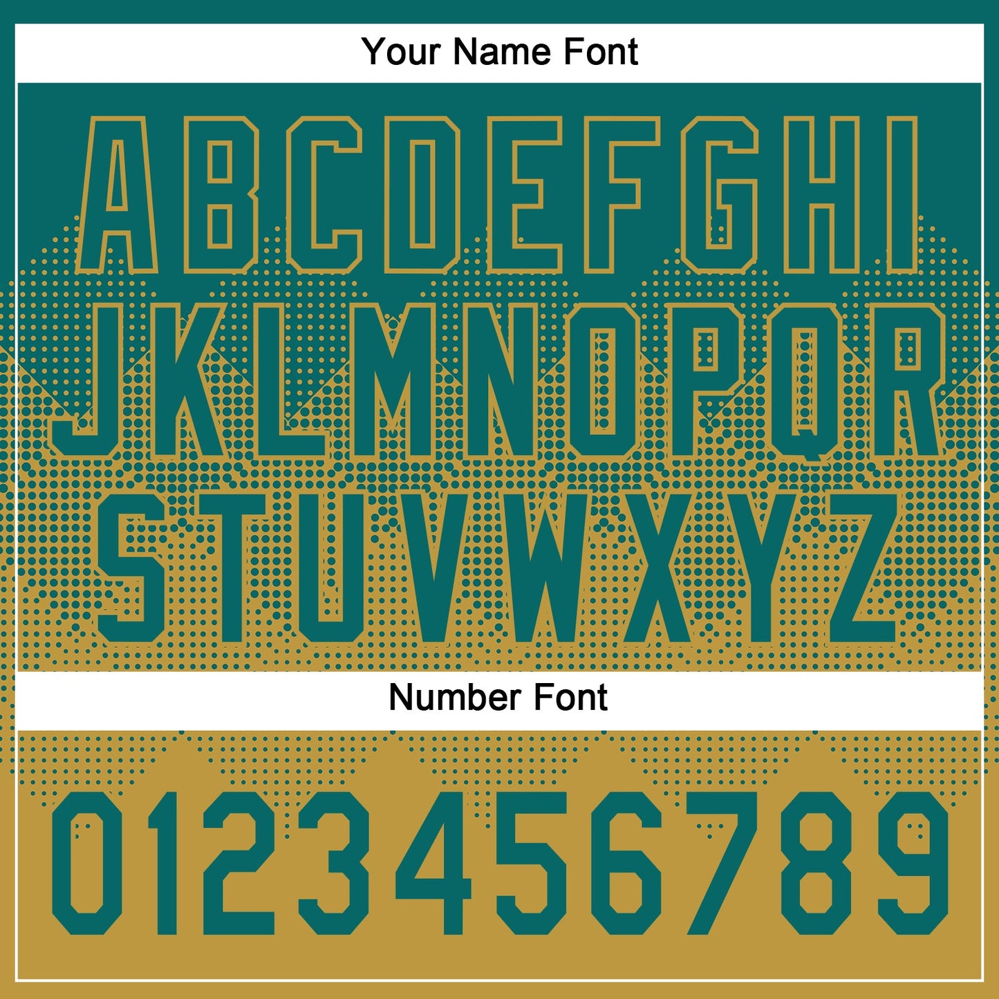 Custom Teal Old Gold 3D Gradient Square Shape Two-Button Unisex Softball Jersey view 5