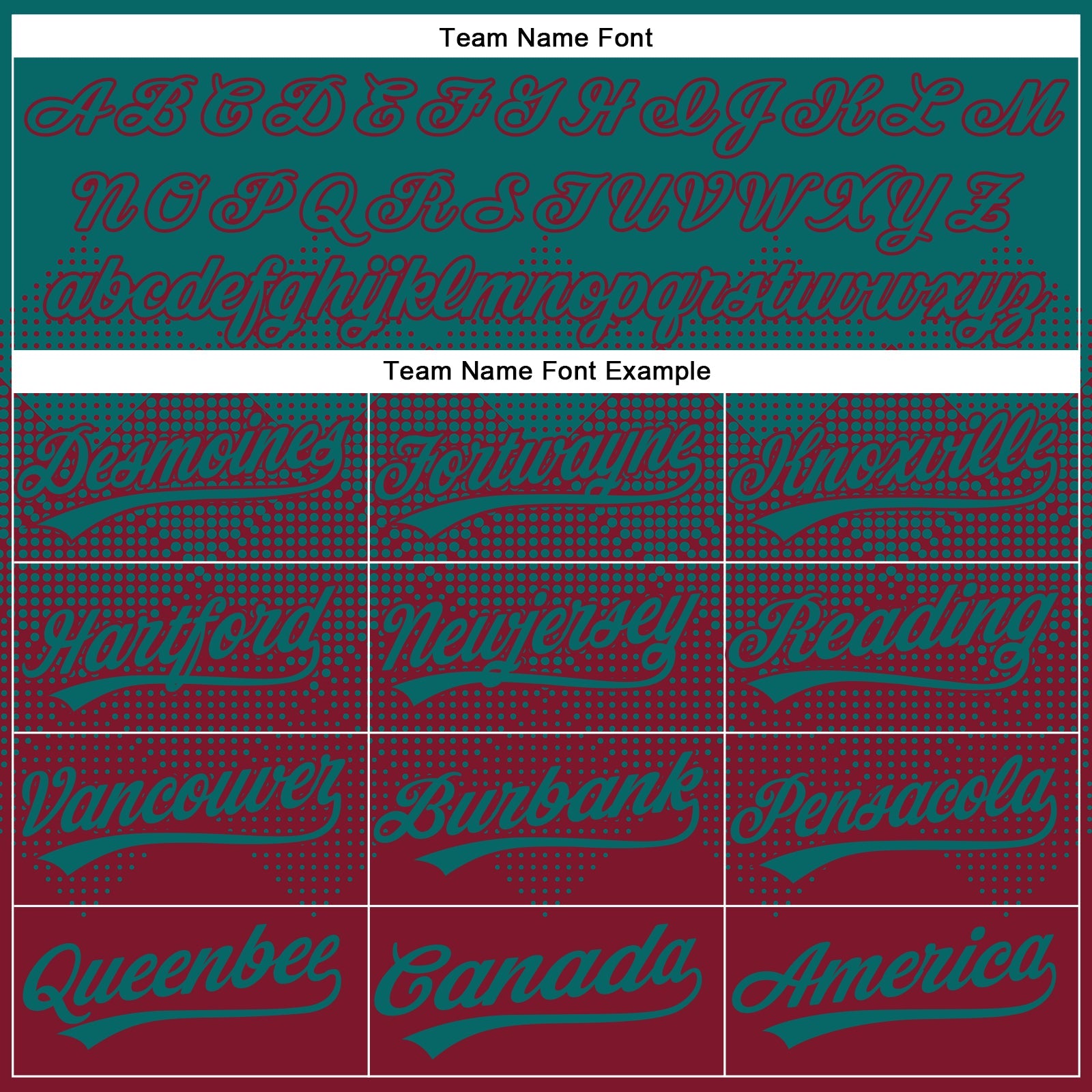 Custom Teal Crimson 3D Gradient Square Shape Two-Button Unisex Softball Jersey view 4
