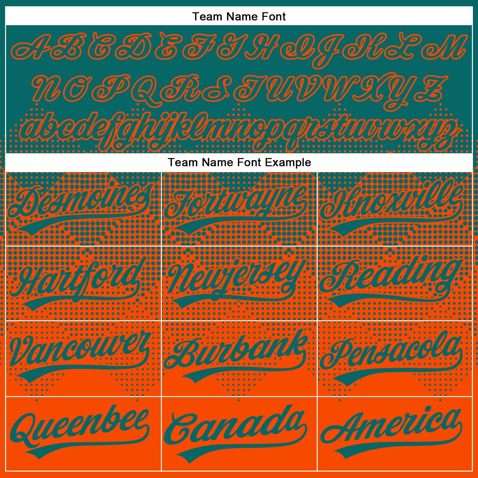 Custom Teal Orange 3D Gradient Square Shape Two-Button Unisex Softball Jersey view 4