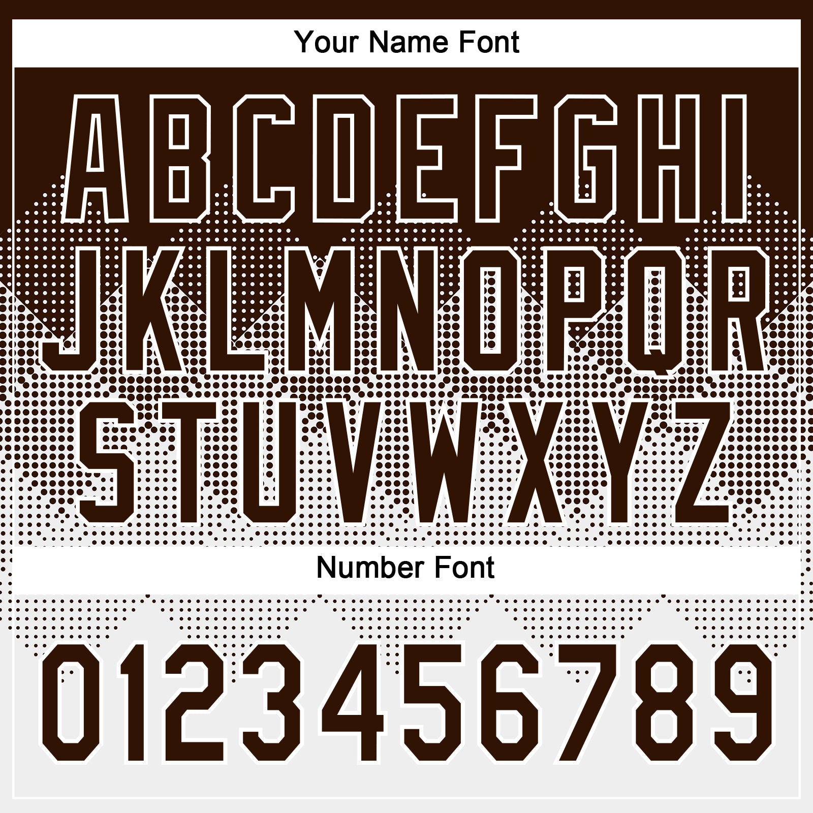 Custom Brown White 3D Gradient Square Shape Two-Button Unisex Softball Jersey view 5