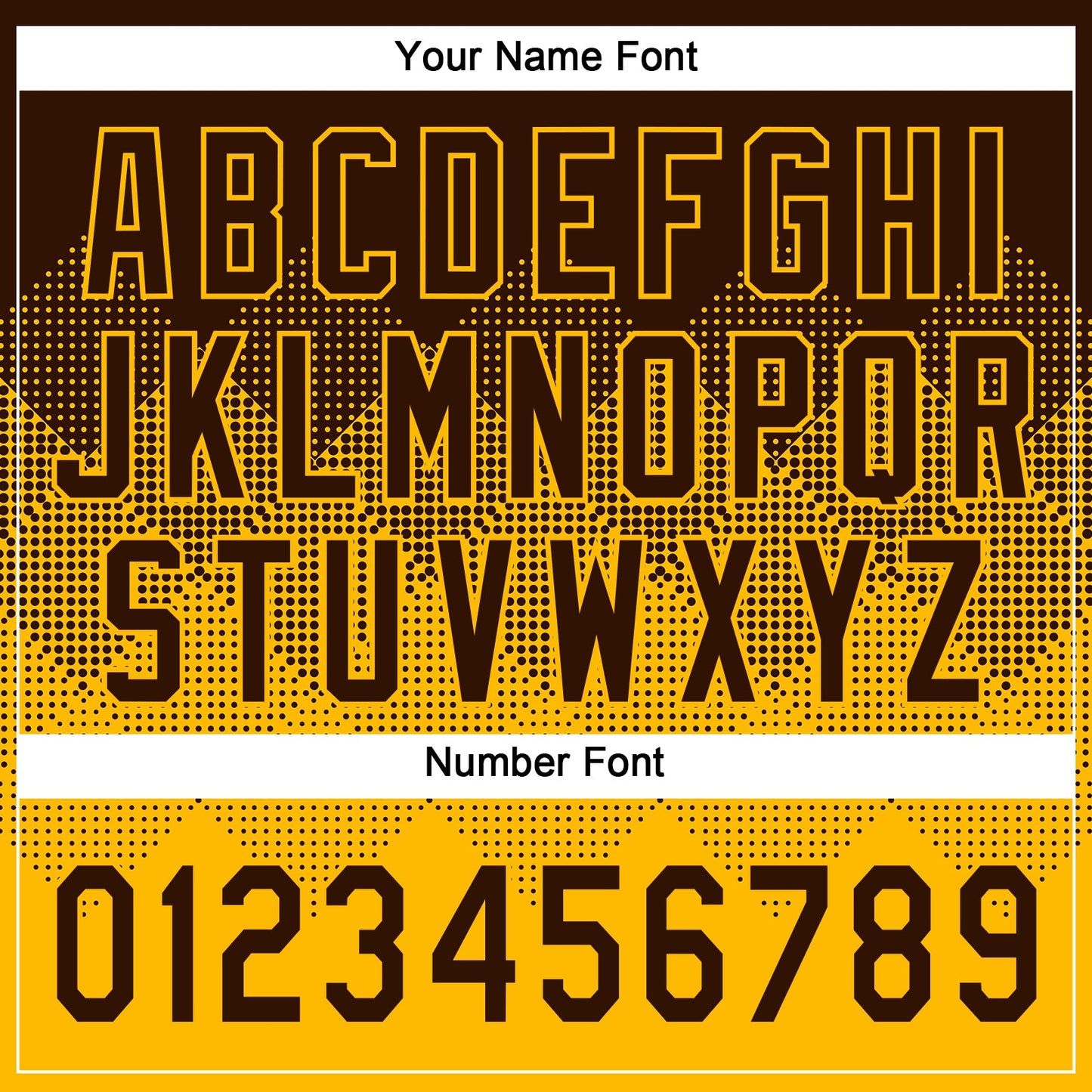 Custom Brown Gold 3D Gradient Square Shape Two-Button Unisex Softball Jersey view 5